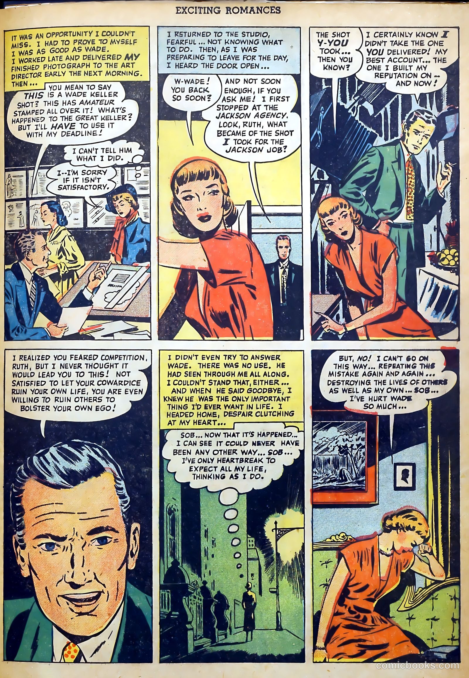Exciting Romances #2 (1950) — page 33 of 36