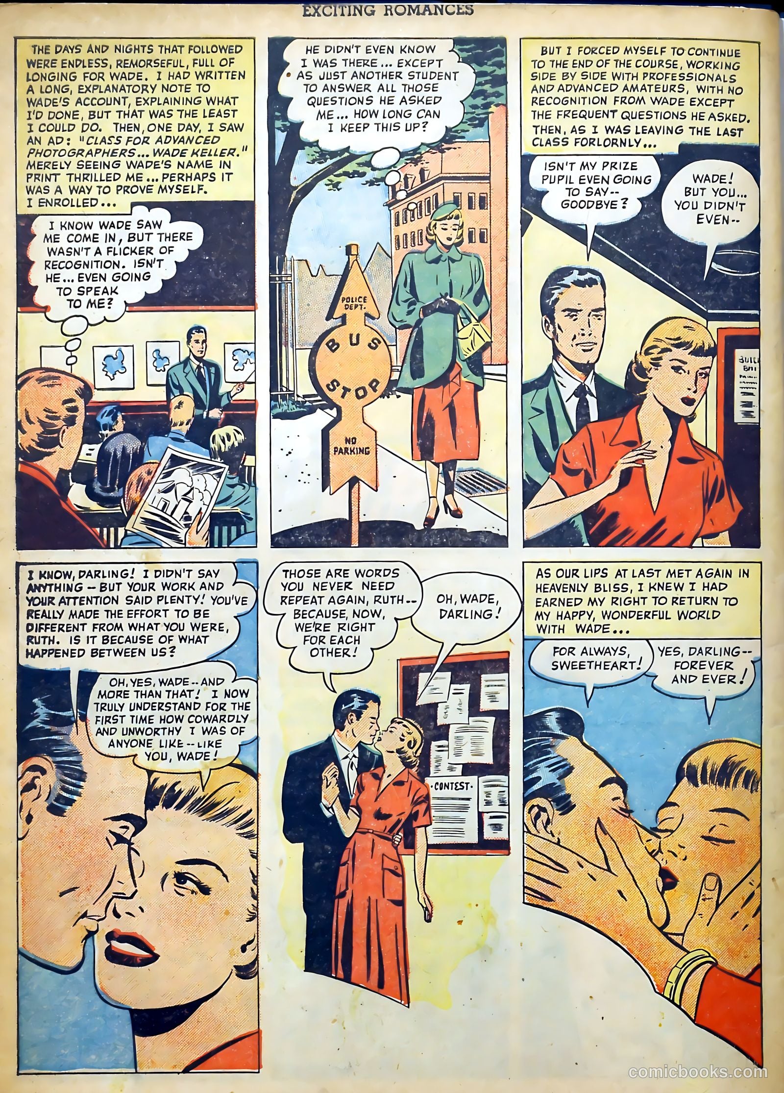 Exciting Romances #2 (1950) — page 34 of 36