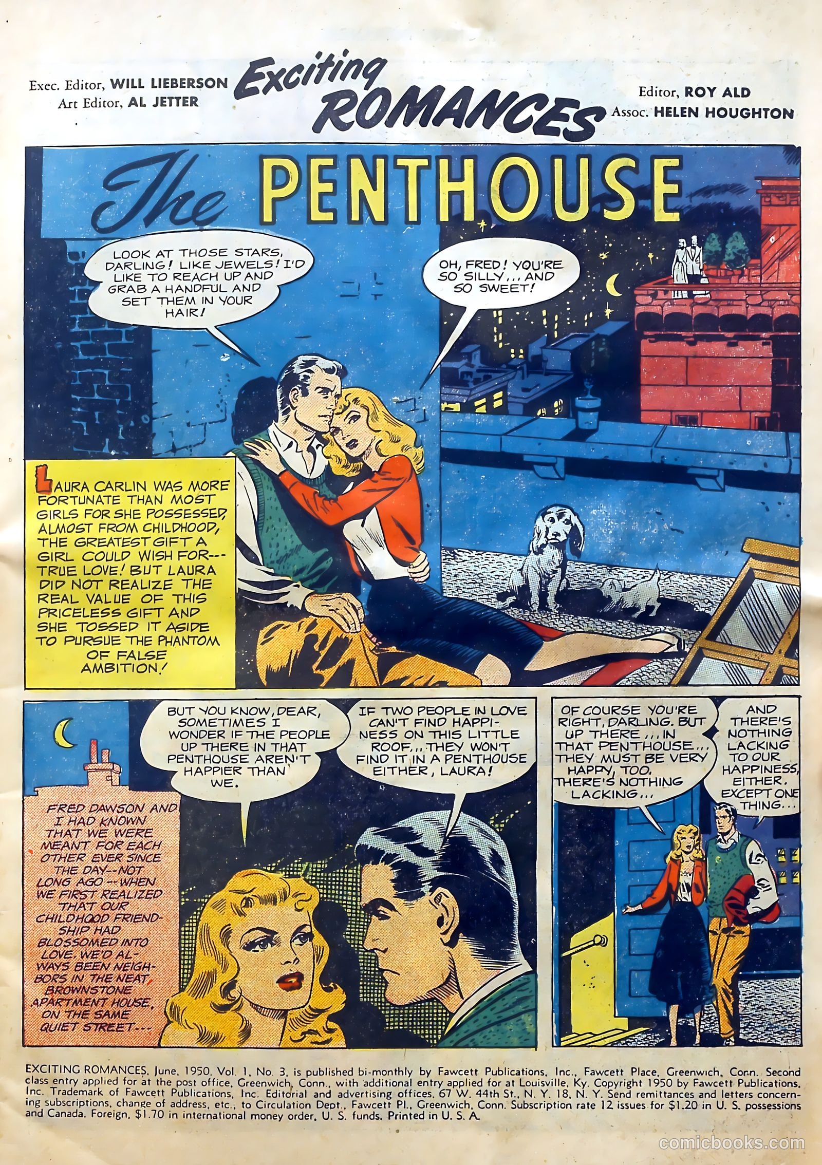 Exciting Romances #3 (1950) — page 3 of 36