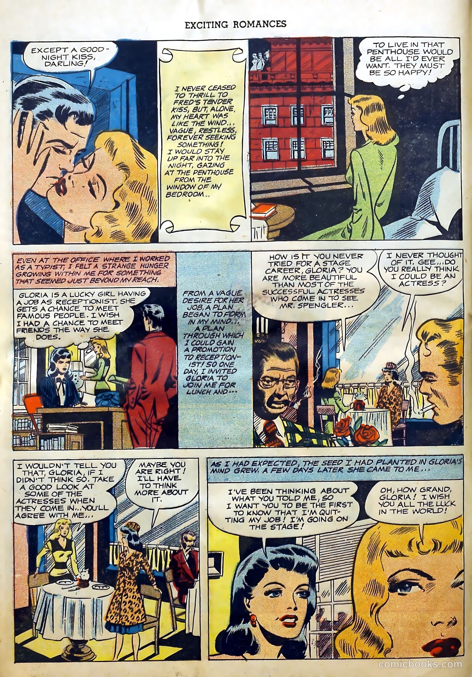 Exciting Romances #3 (1950) — page 4 of 36
