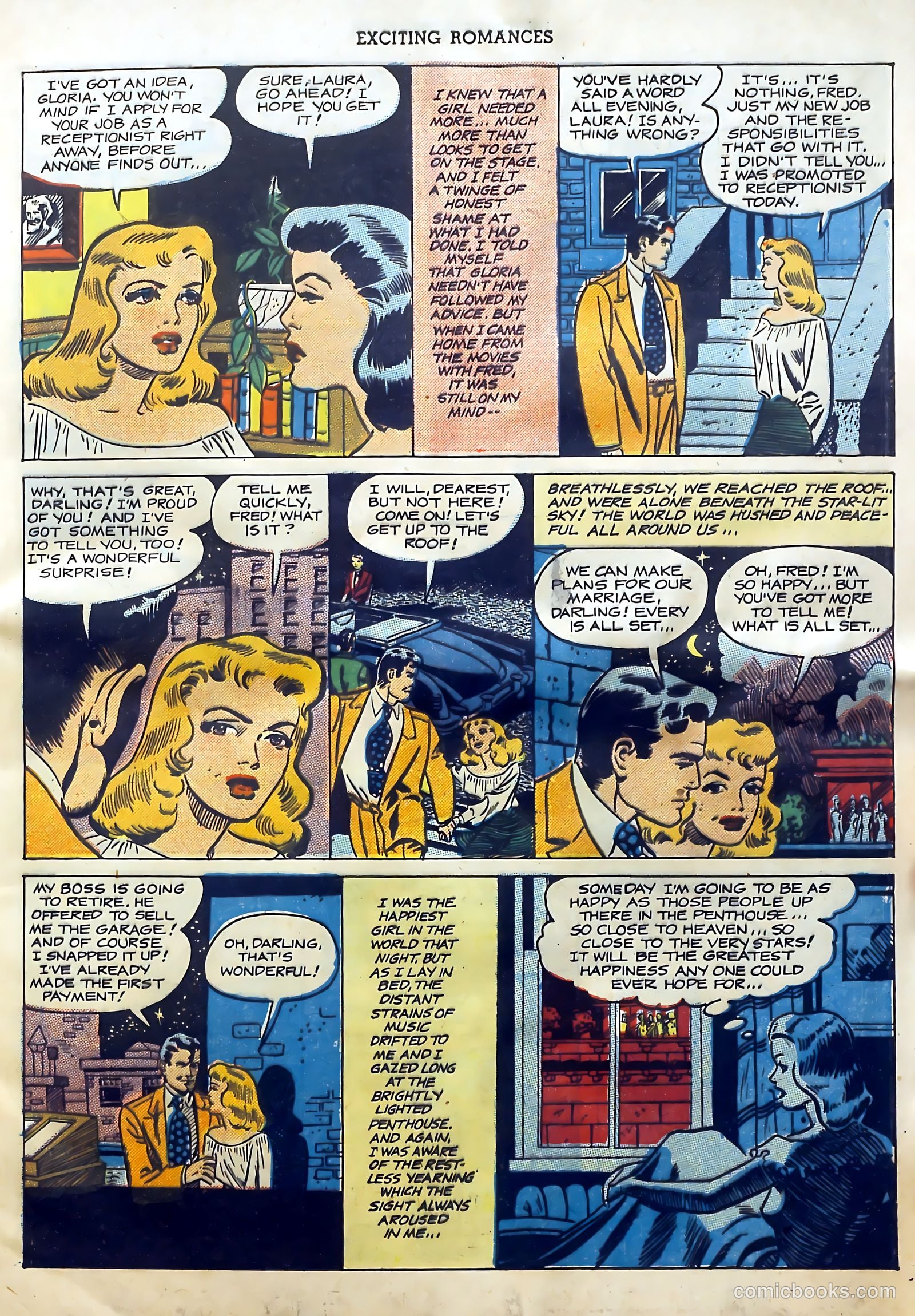 Exciting Romances #3 (1950) — page 5 of 36