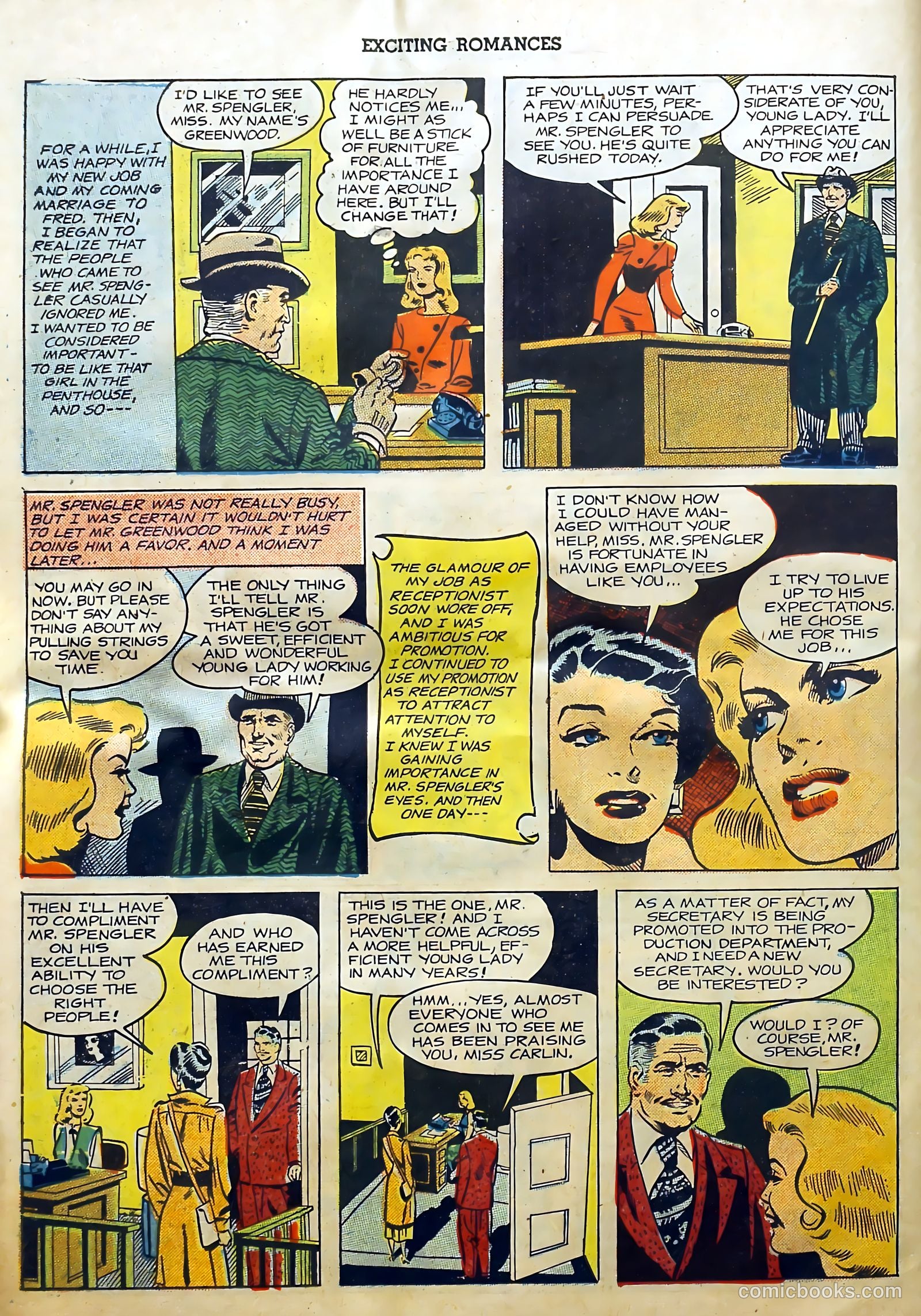 Exciting Romances #3 (1950) — page 6 of 36