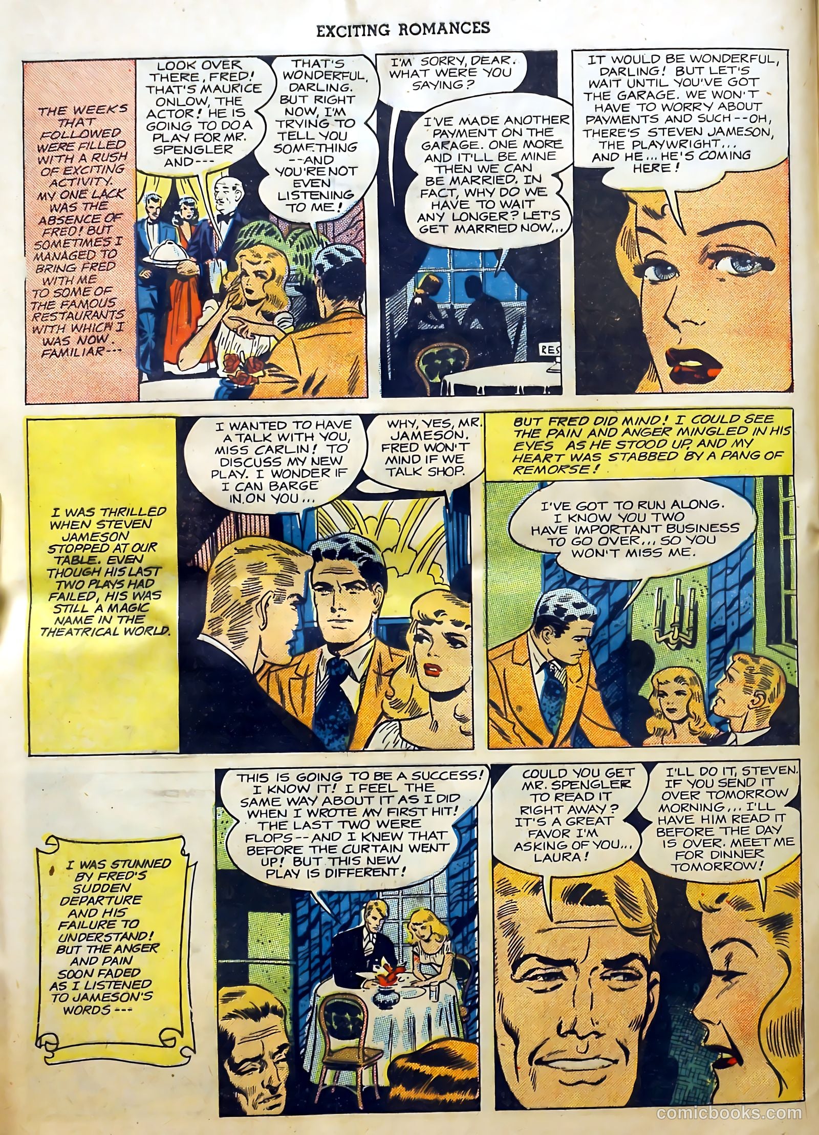 Exciting Romances #3 (1950) — page 8 of 36