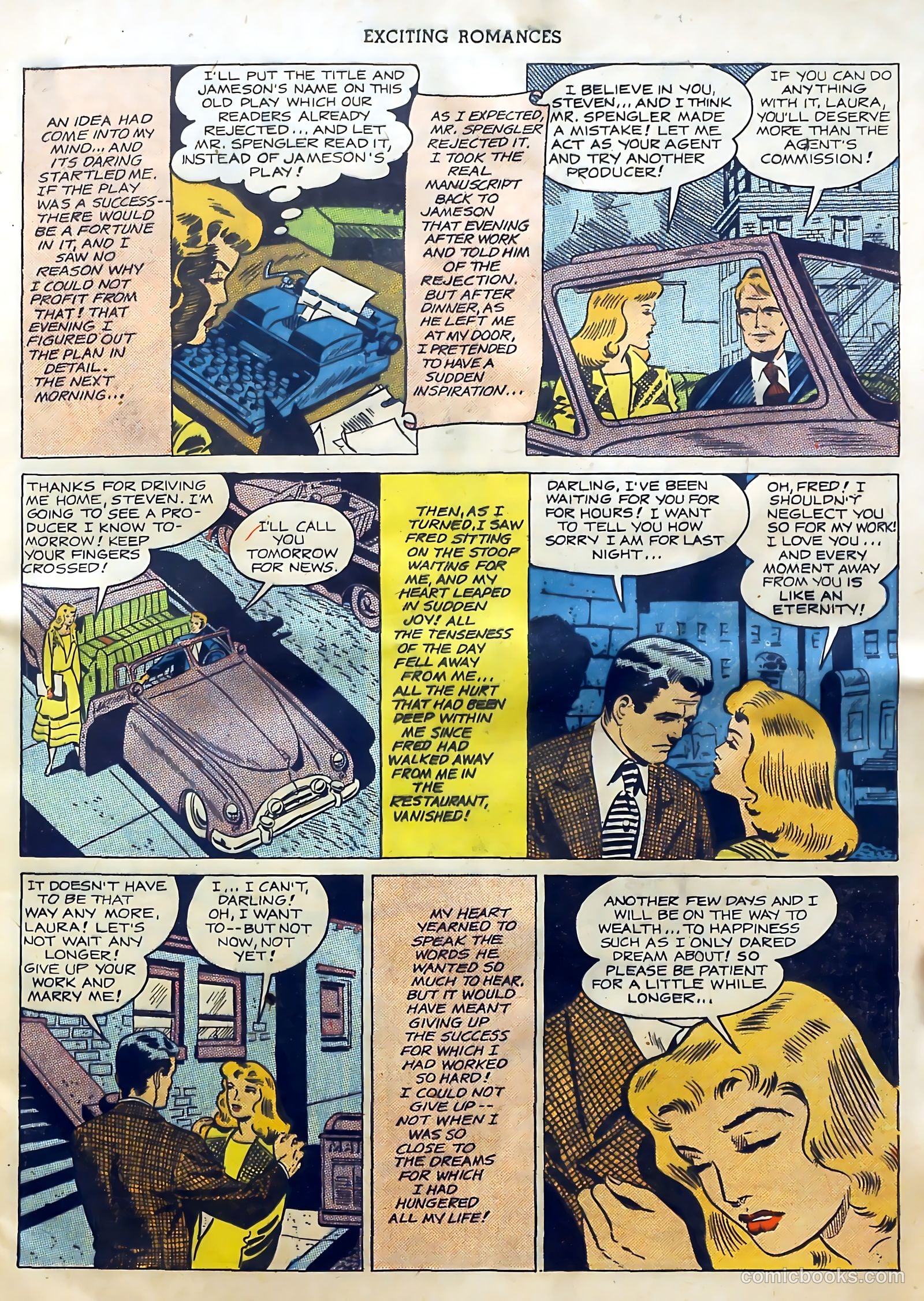 Exciting Romances #3 (1950) — page 9 of 36