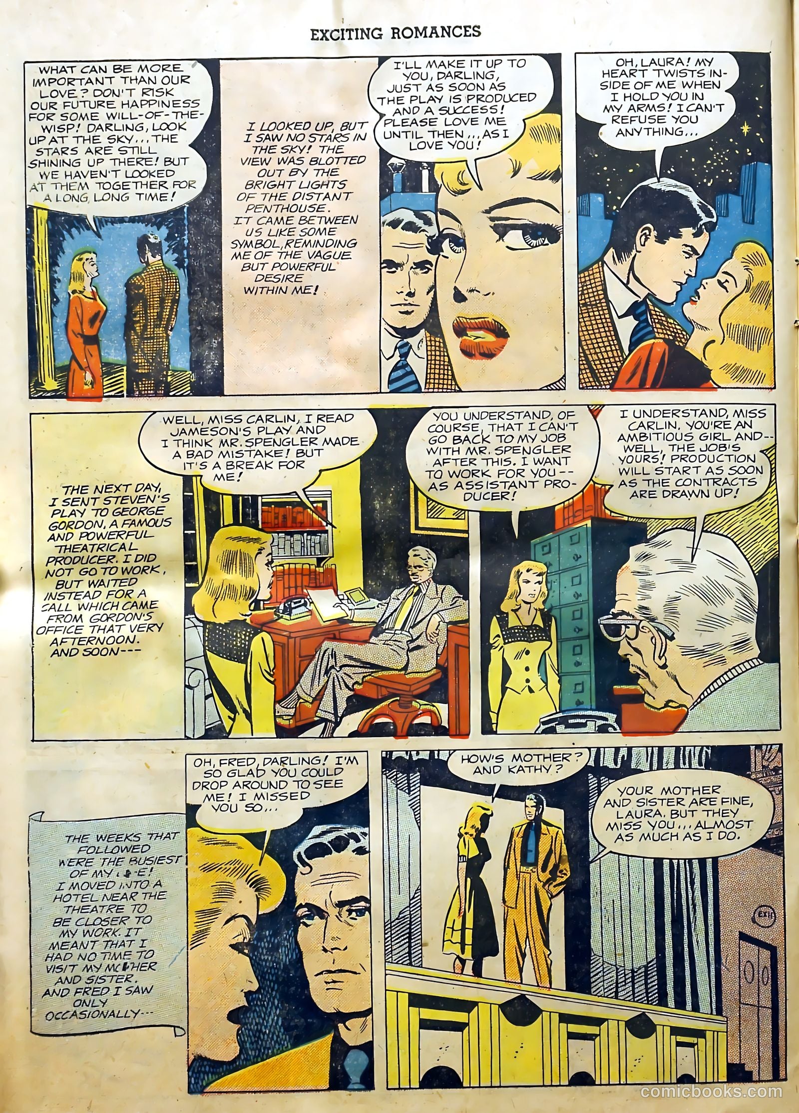 Exciting Romances #3 (1950) — page 10 of 36
