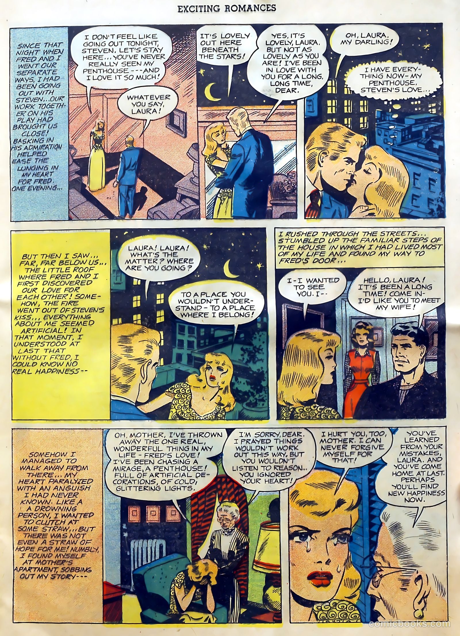 Exciting Romances #3 (1950) — page 13 of 36