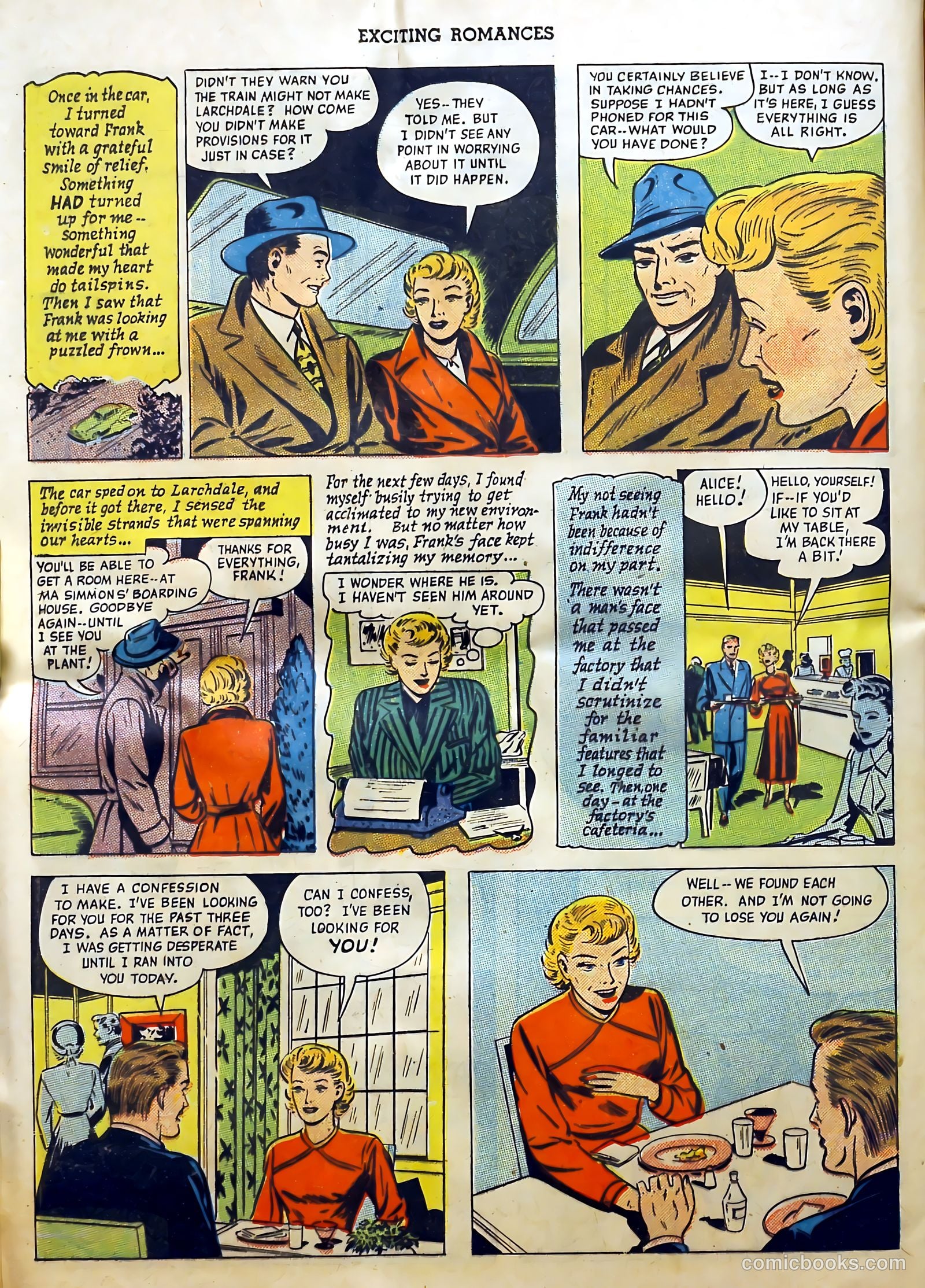 Exciting Romances #3 (1950) — page 16 of 36