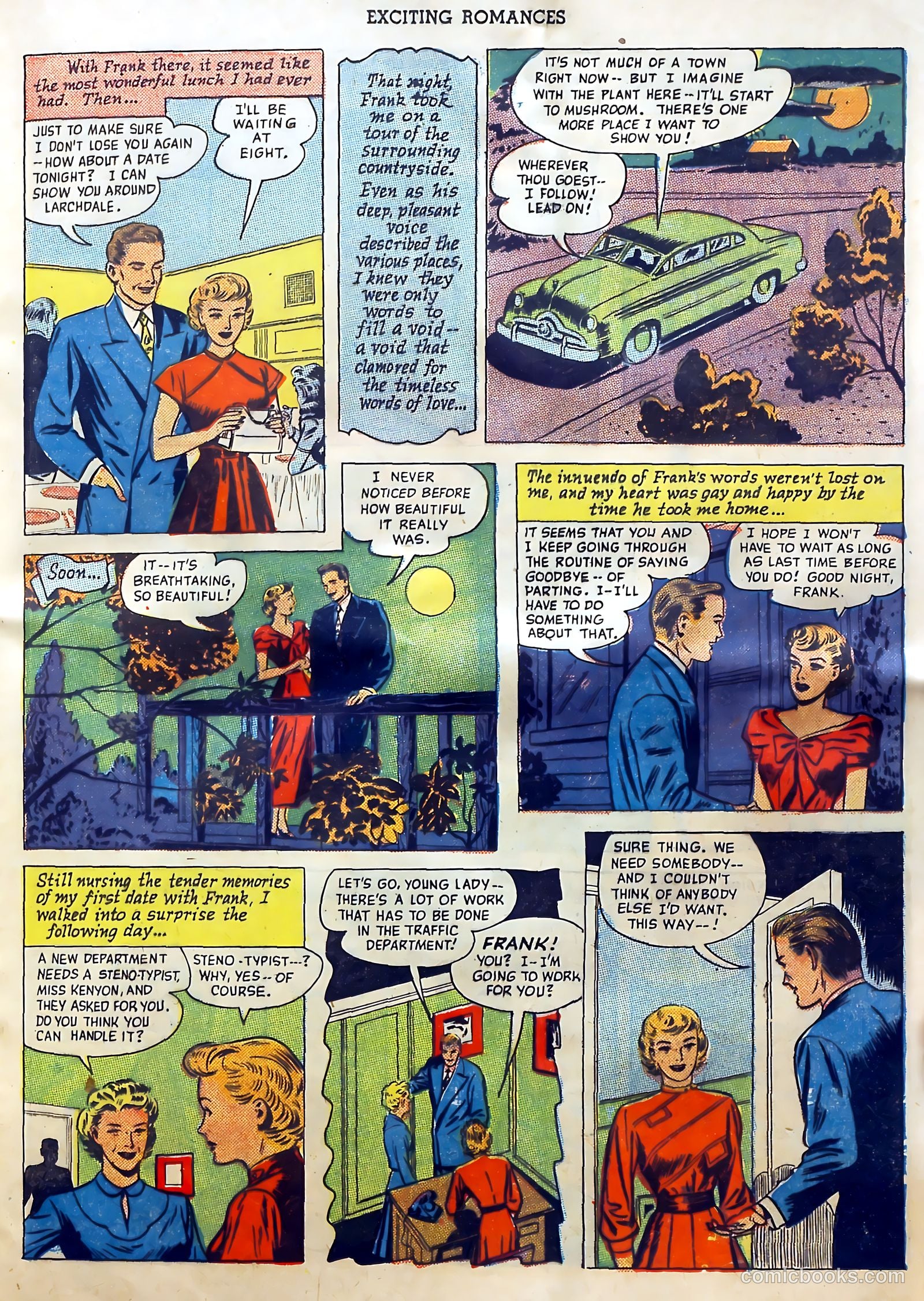 Exciting Romances #3 (1950) — page 17 of 36