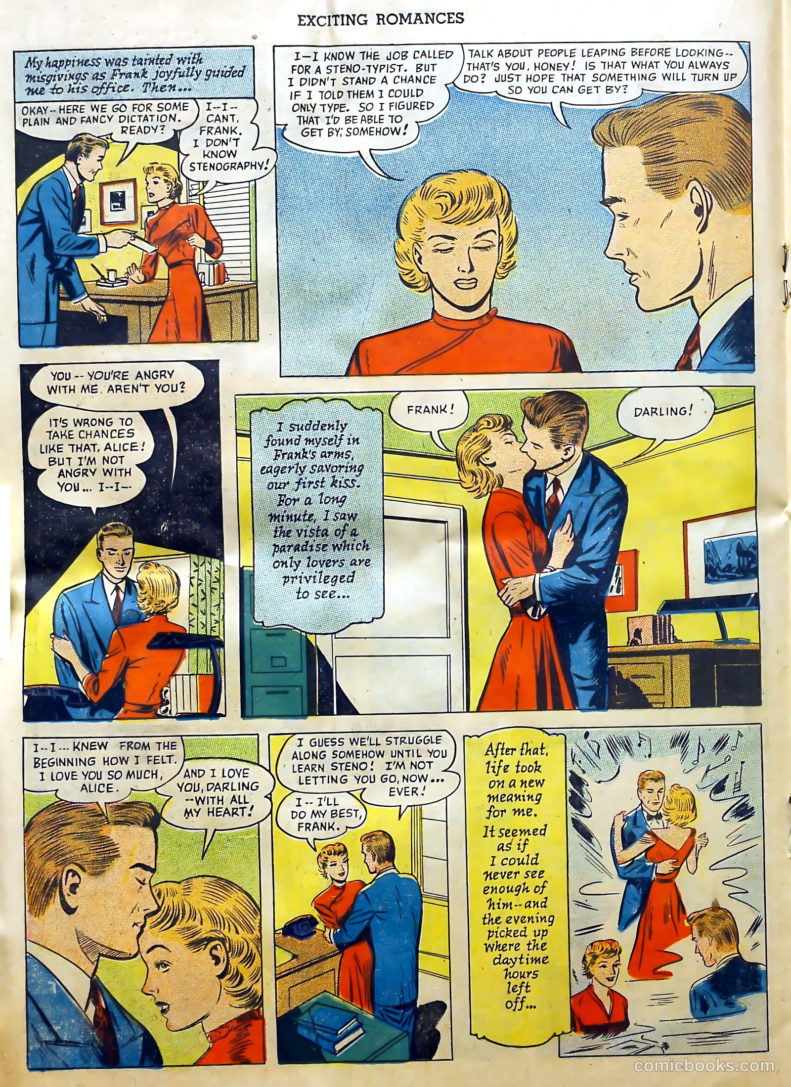 Exciting Romances #3 (1950) — page 18 of 36