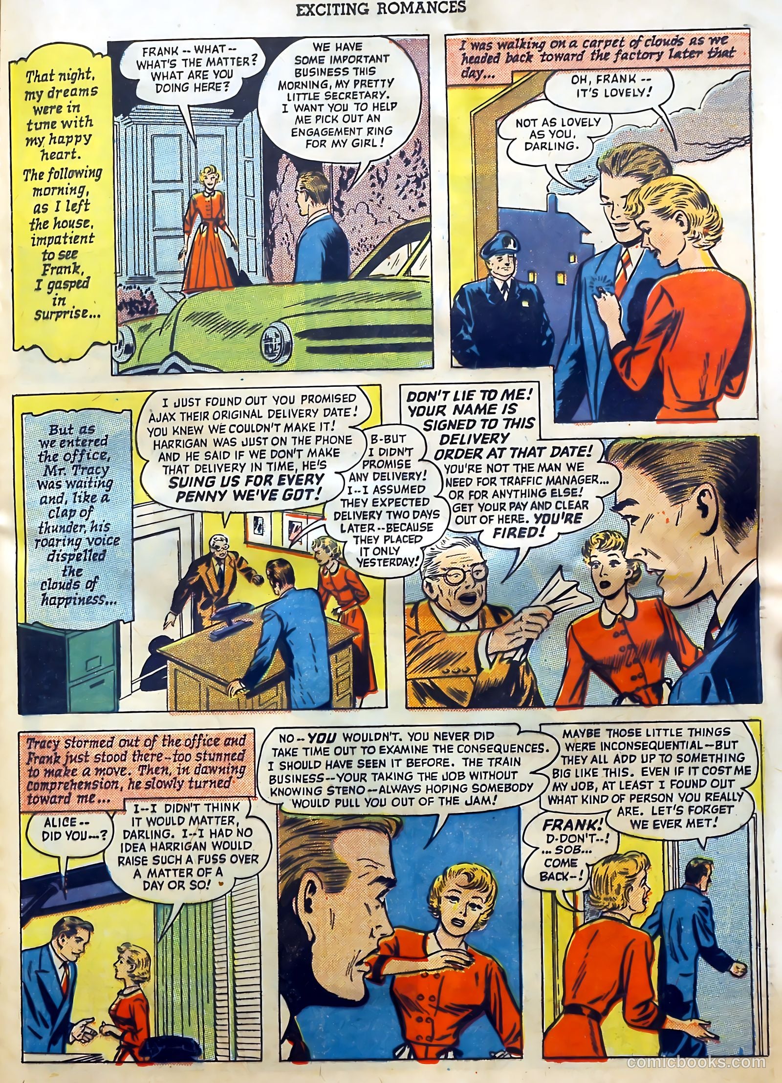 Exciting Romances #3 (1950) — page 21 of 36