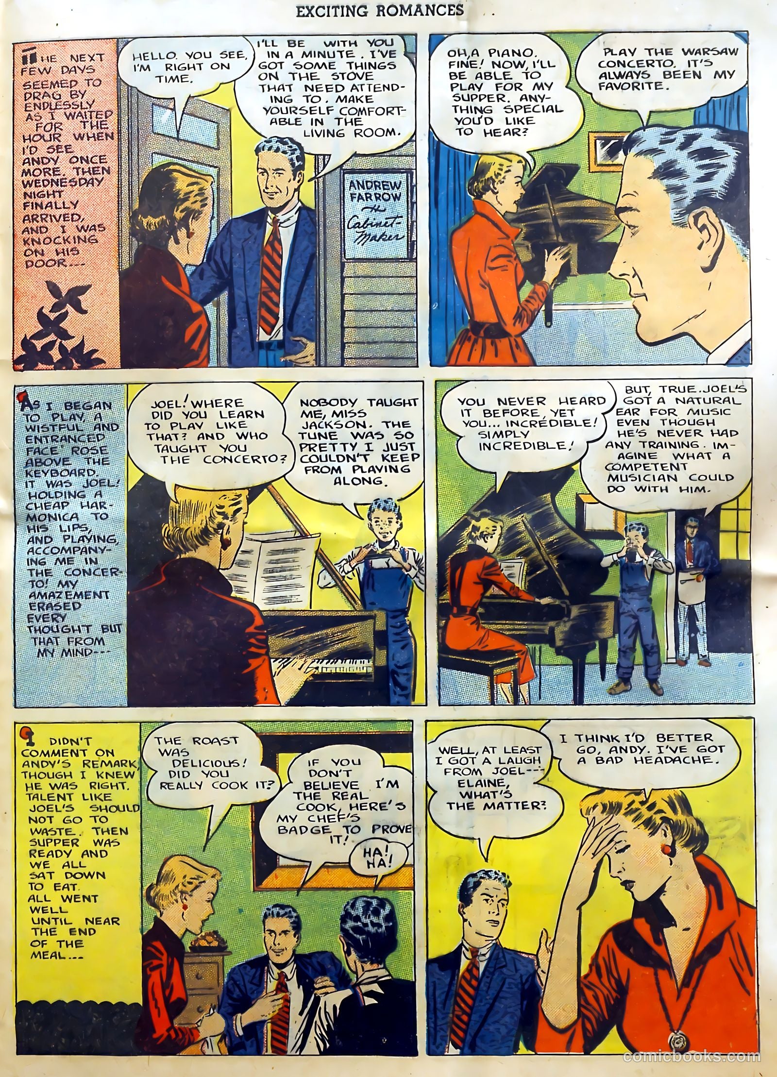 Exciting Romances #3 (1950) — page 29 of 36