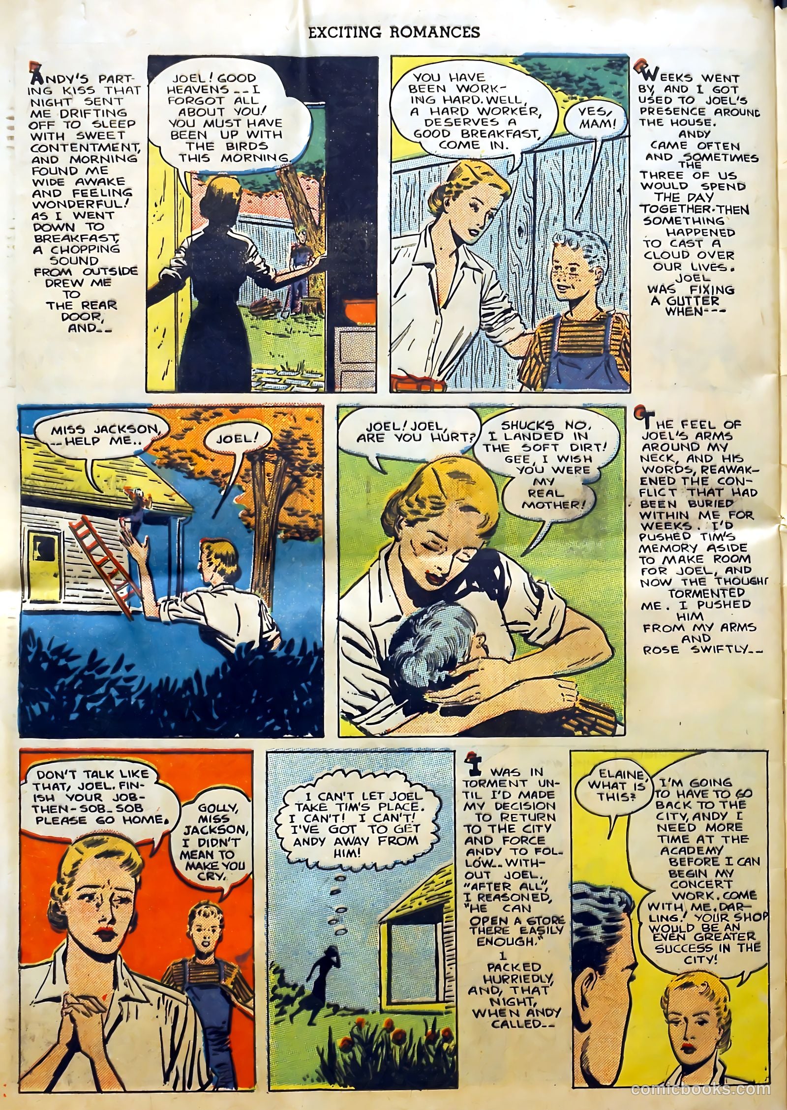 Exciting Romances #3 (1950) — page 32 of 36