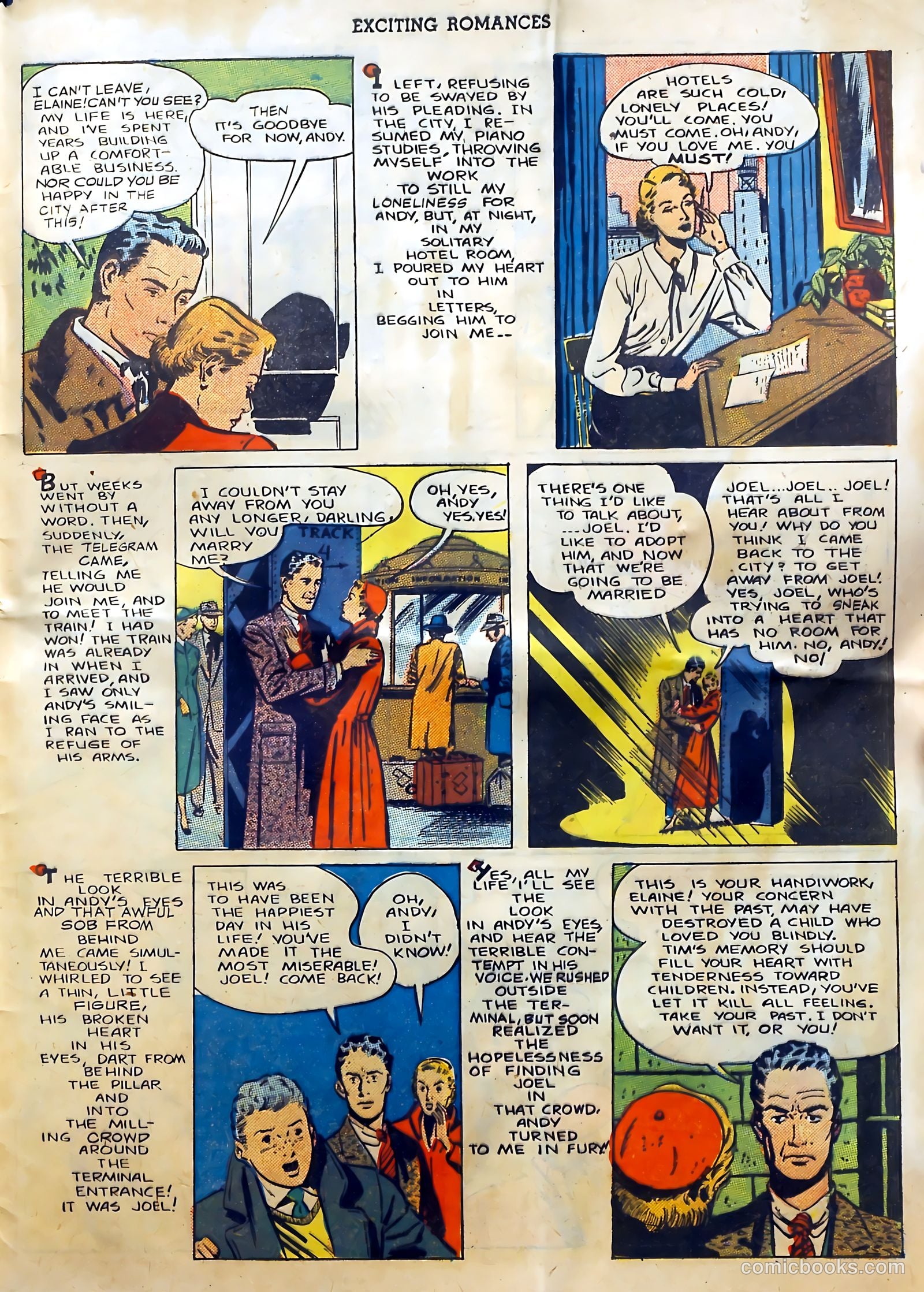 Exciting Romances #3 (1950) — page 33 of 36