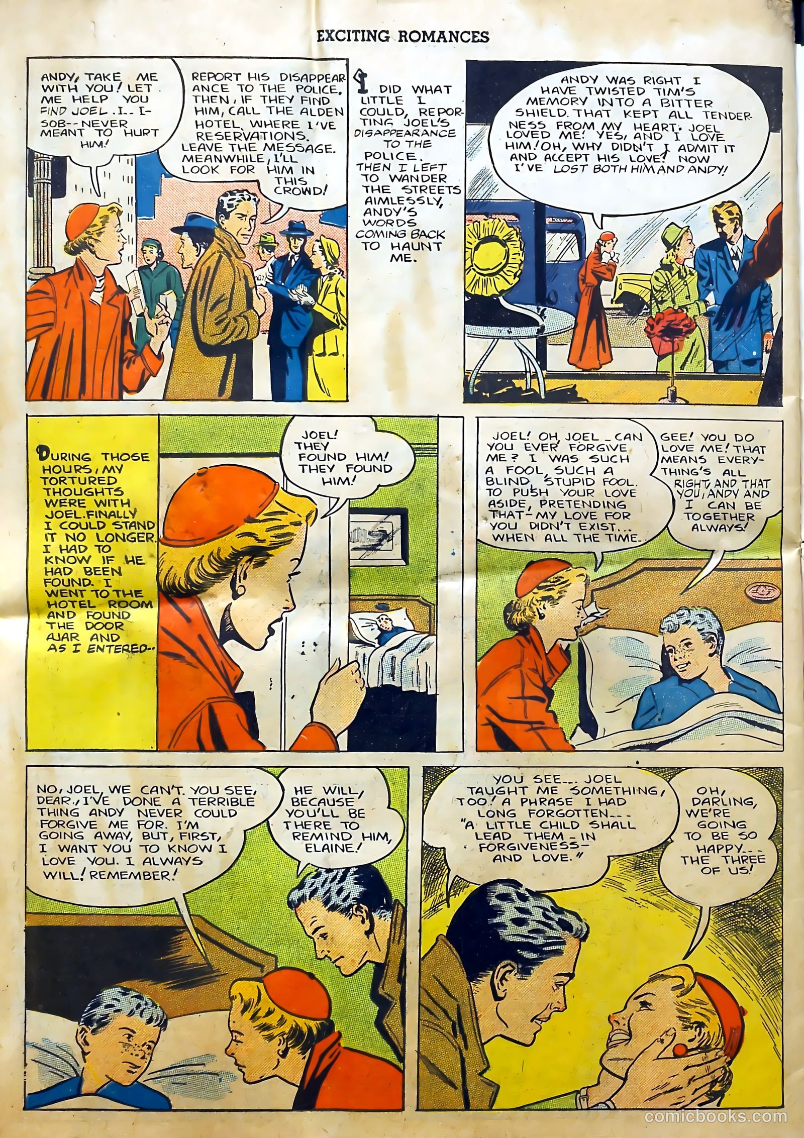 Exciting Romances #3 (1950) — page 34 of 36