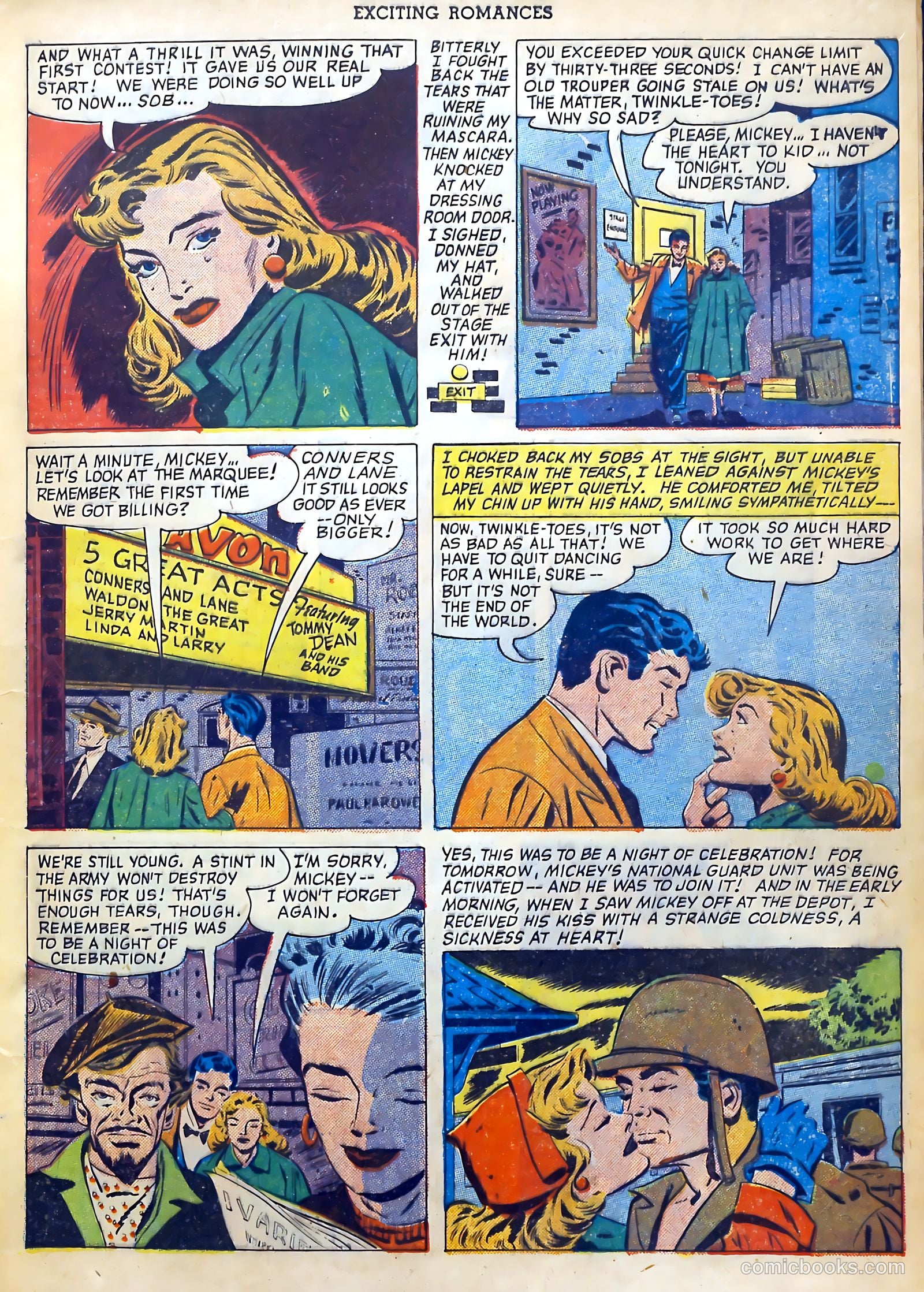 Exciting Romances #4 (1951) — page 5 of 36