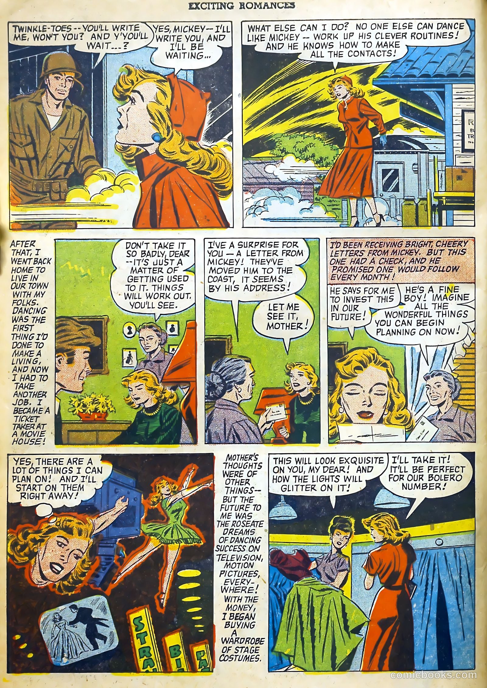 Exciting Romances #4 (1951) — page 6 of 36