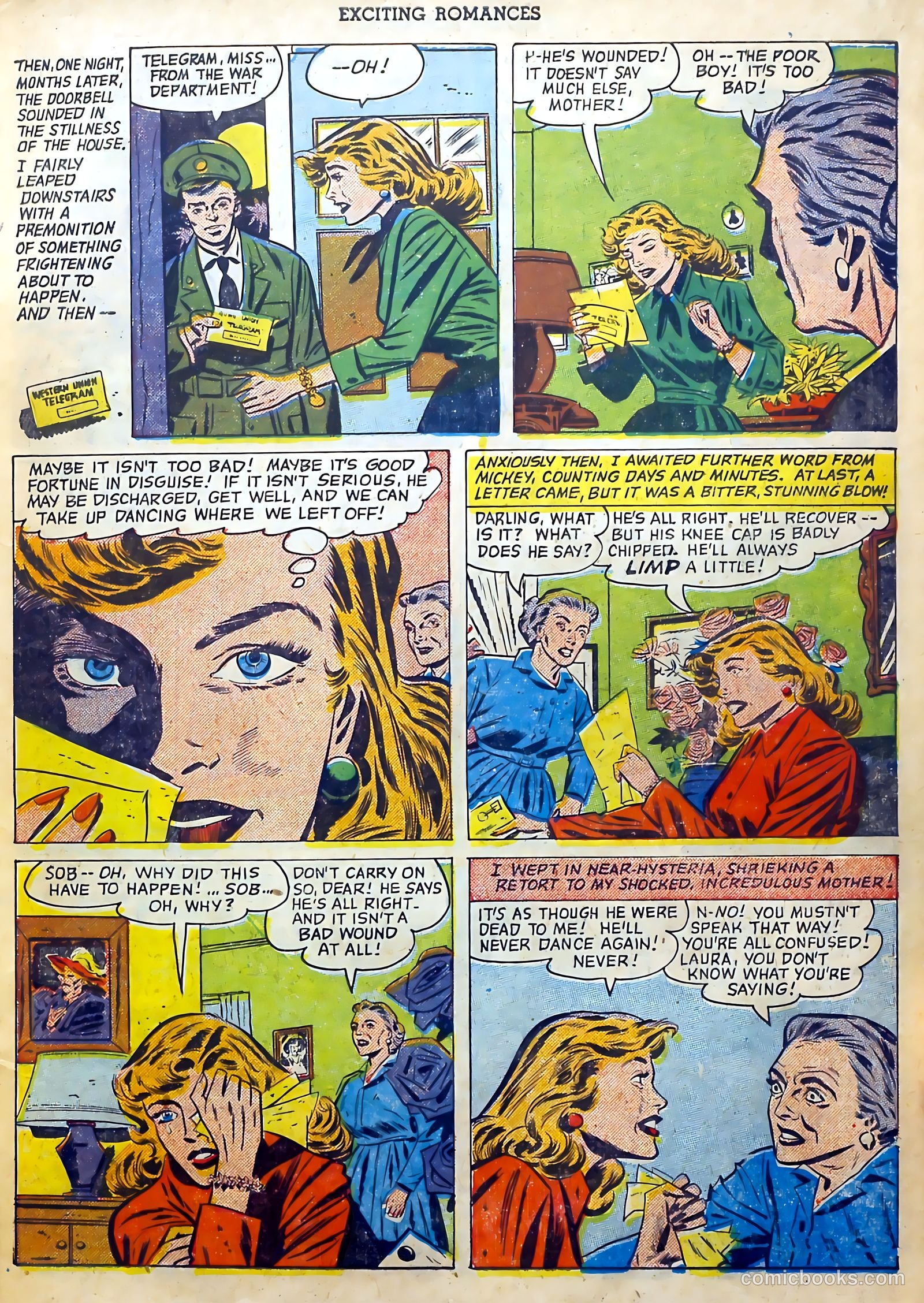 Exciting Romances #4 (1951) — page 7 of 36