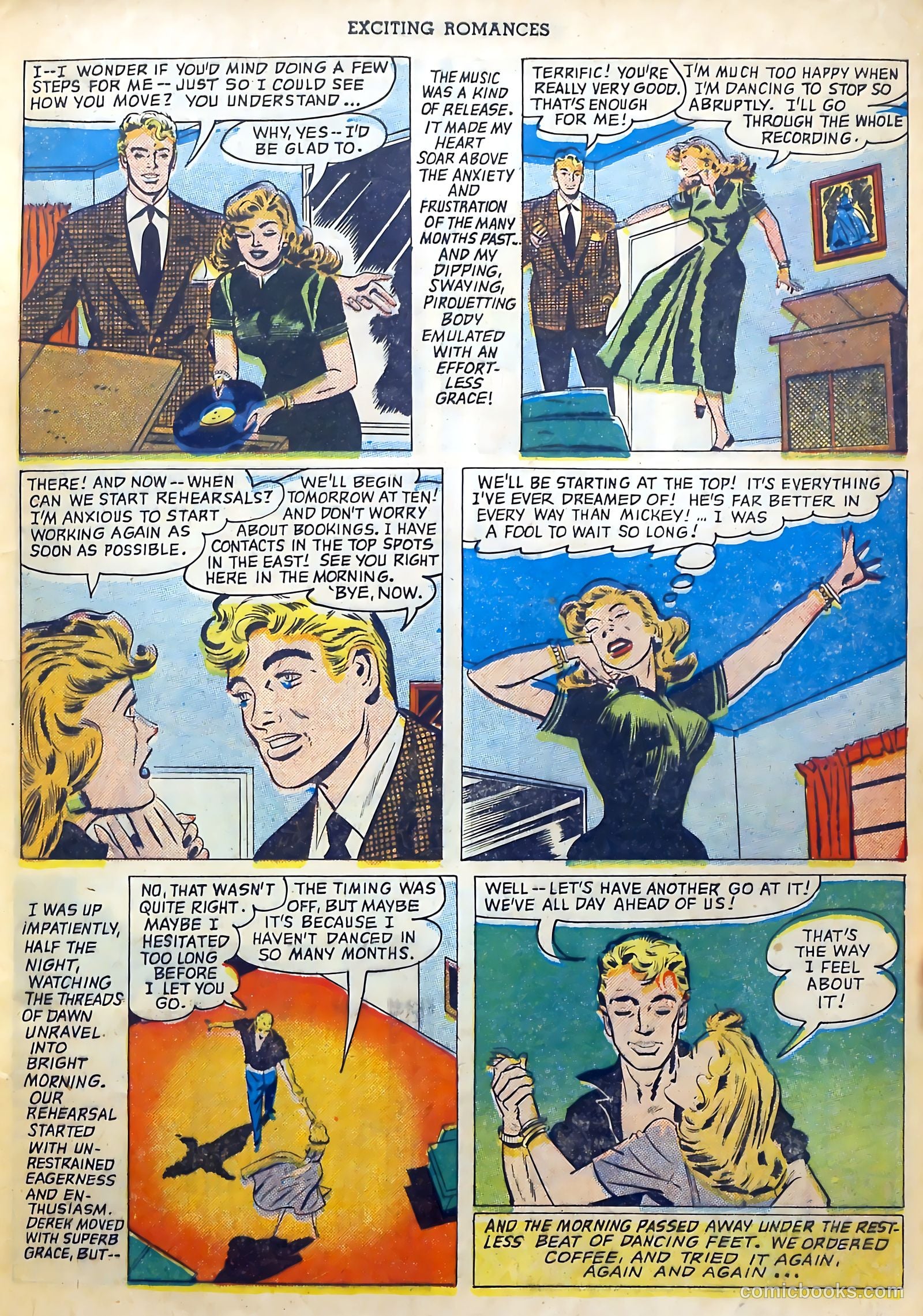 Exciting Romances #4 (1951) — page 9 of 36