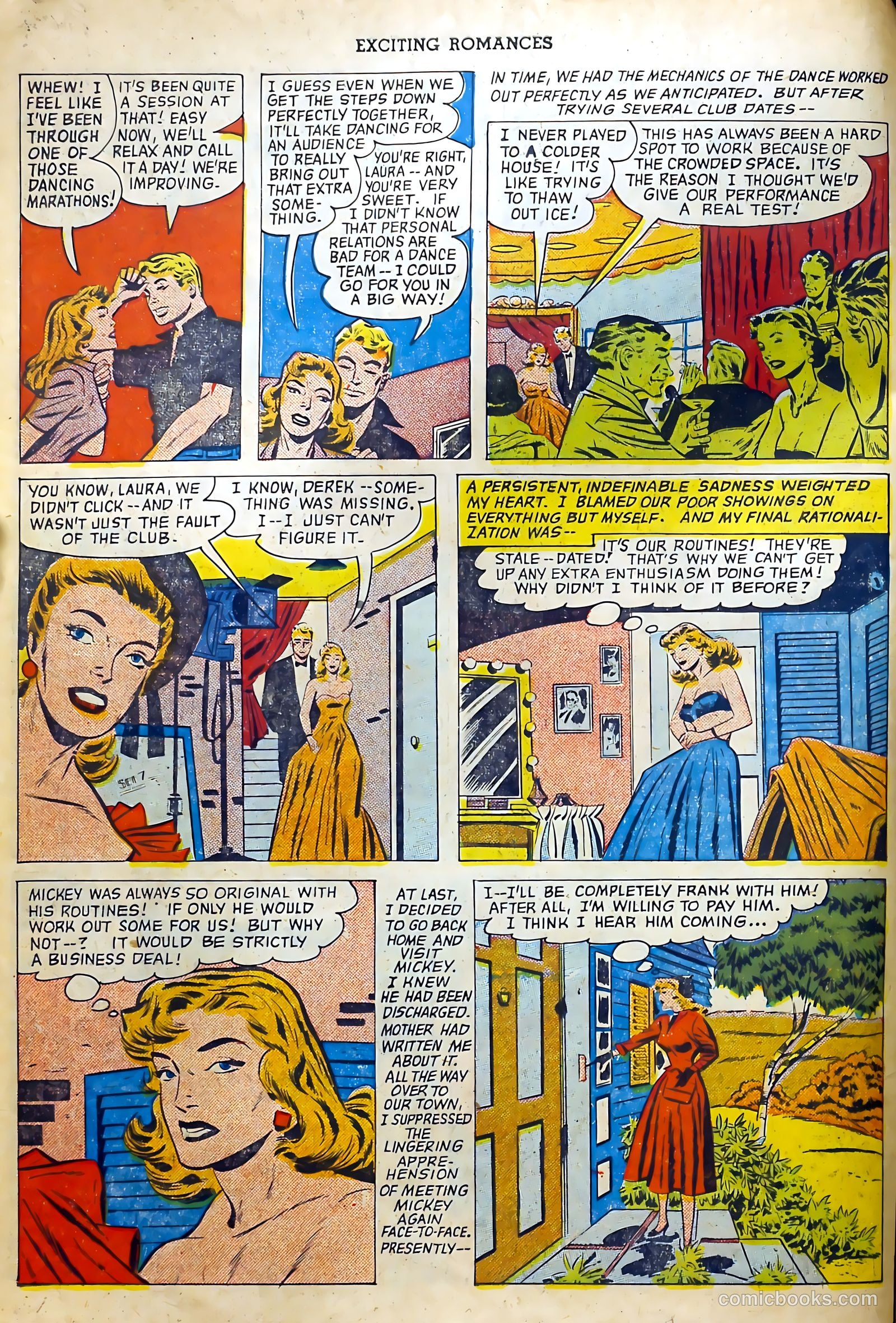Exciting Romances #4 (1951) — page 10 of 36