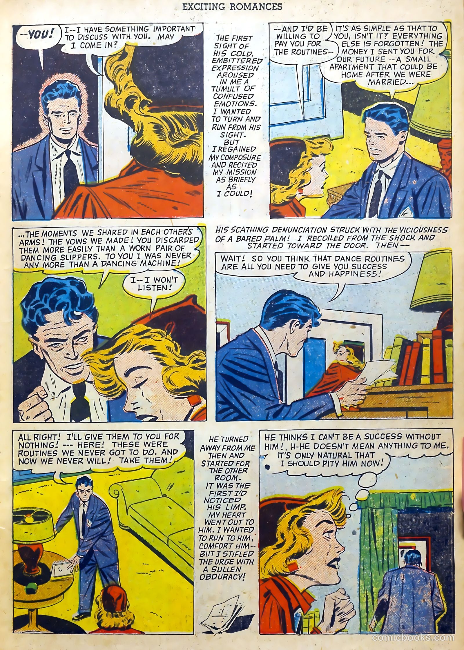 Exciting Romances #4 (1951) — page 11 of 36
