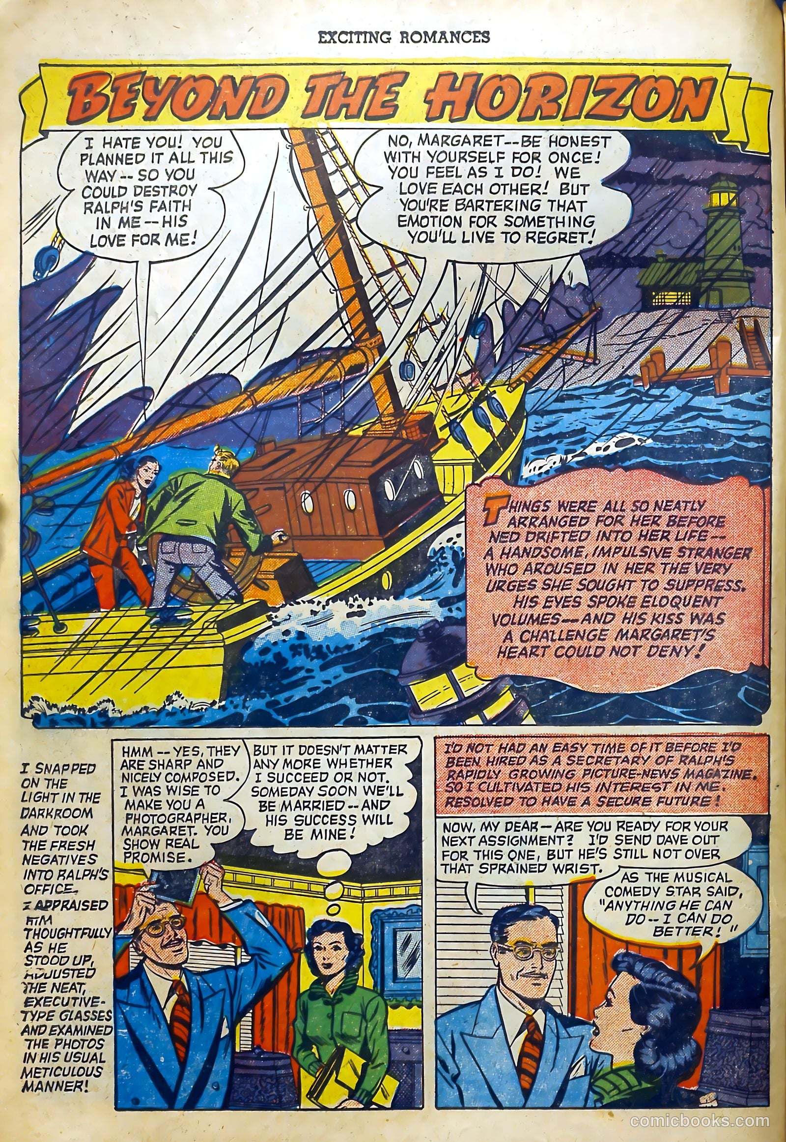 Exciting Romances #4 (1951) — page 14 of 36
