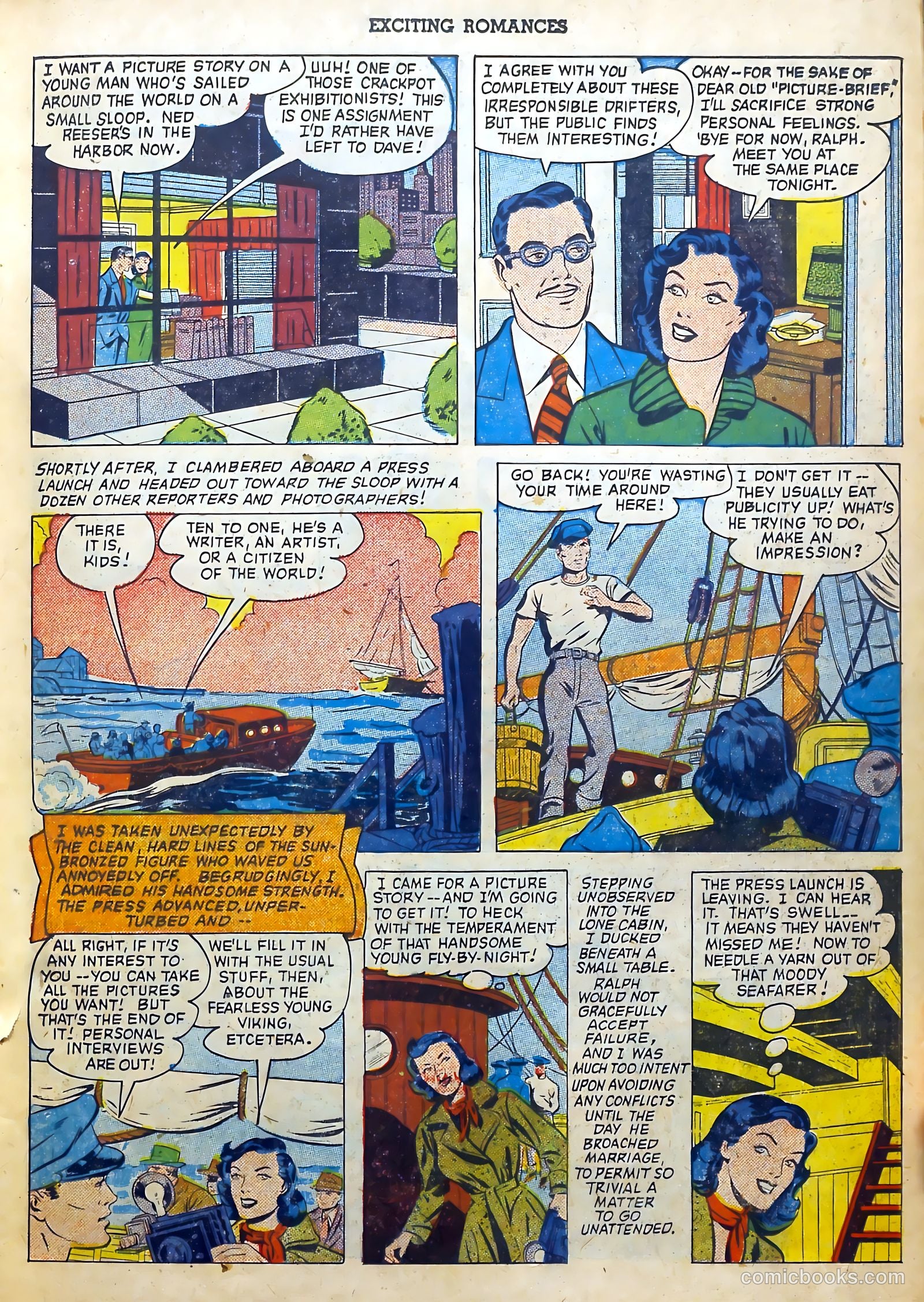 Exciting Romances #4 (1951) — page 15 of 36