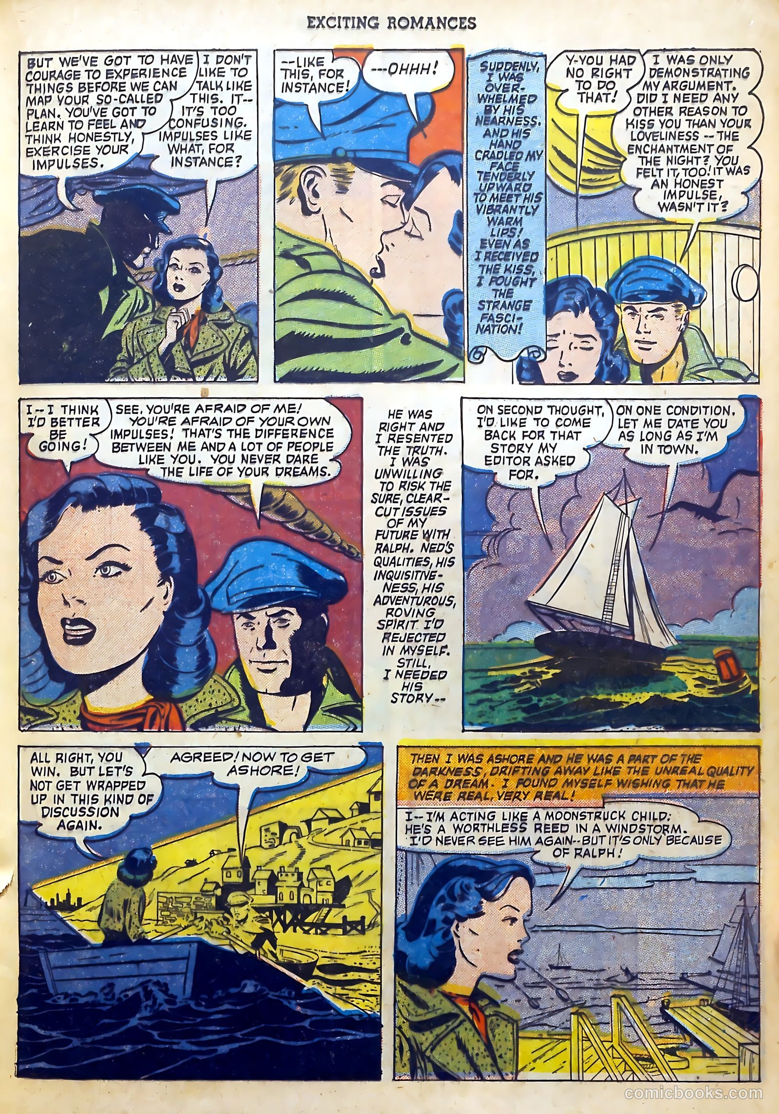 Exciting Romances #4 (1951) — page 17 of 36
