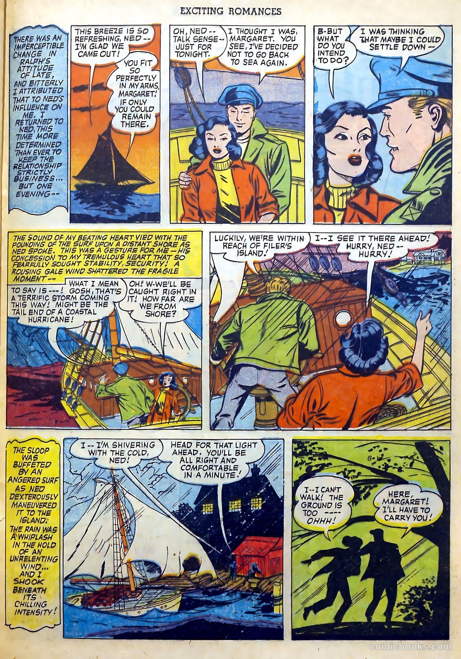 Exciting Romances #4 (1951) — page 21 of 36