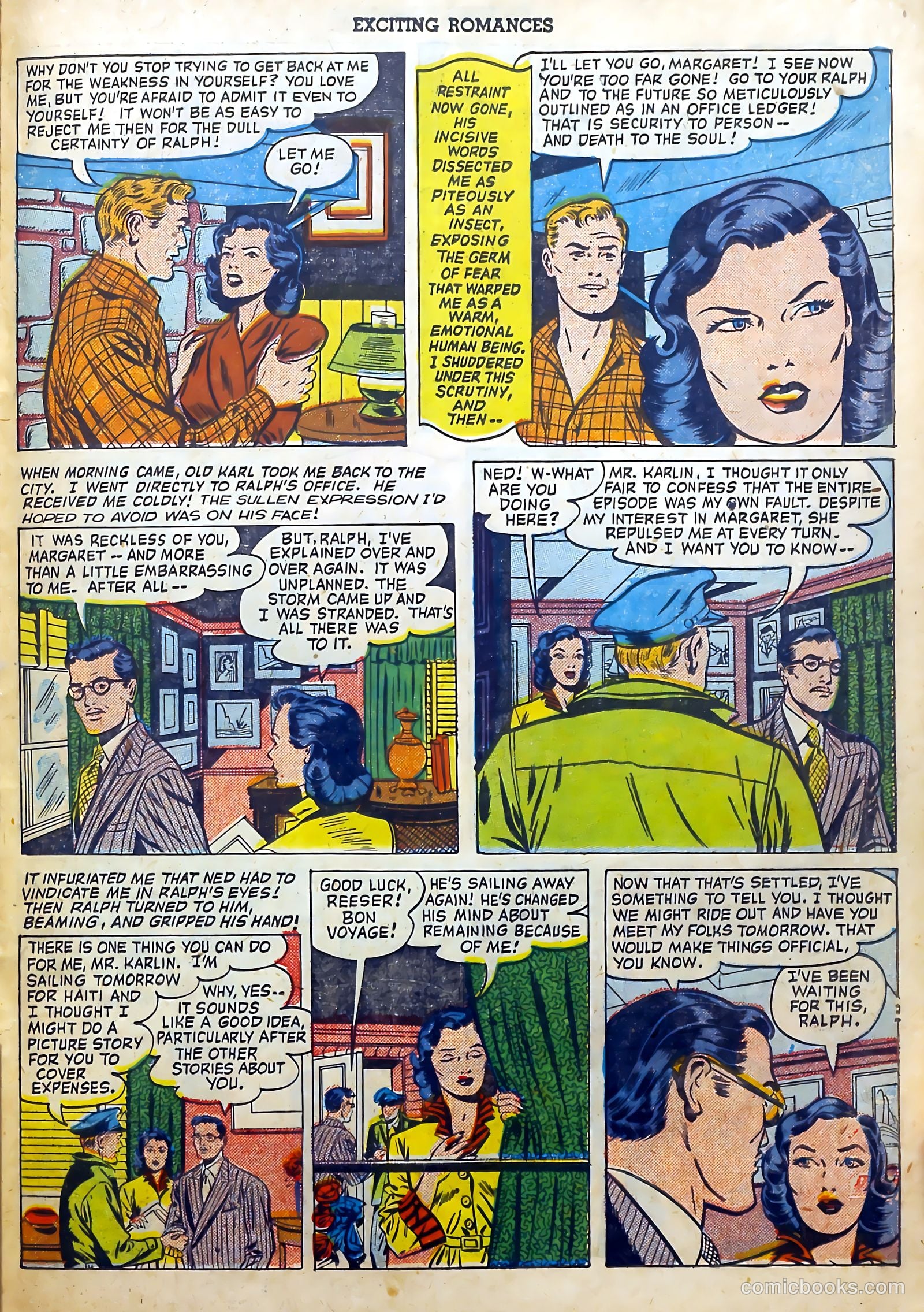Exciting Romances #4 (1951) — page 23 of 36