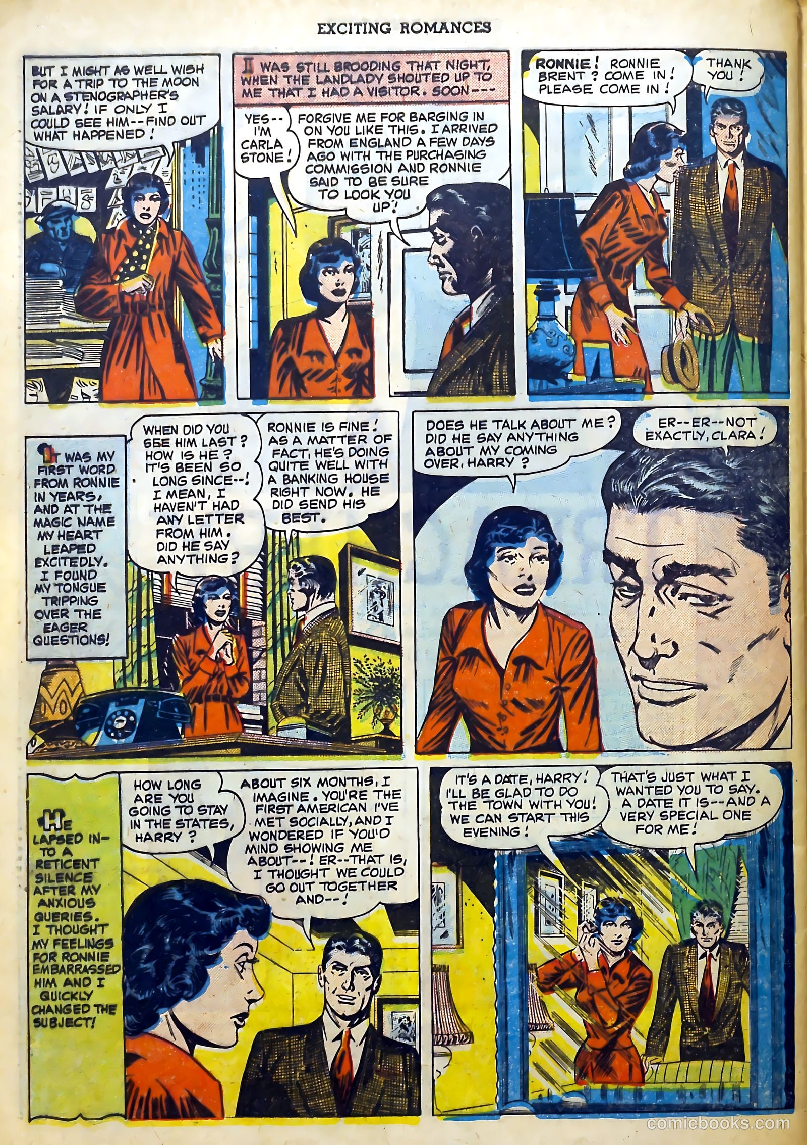 Exciting Romances #4 (1951) — page 28 of 36