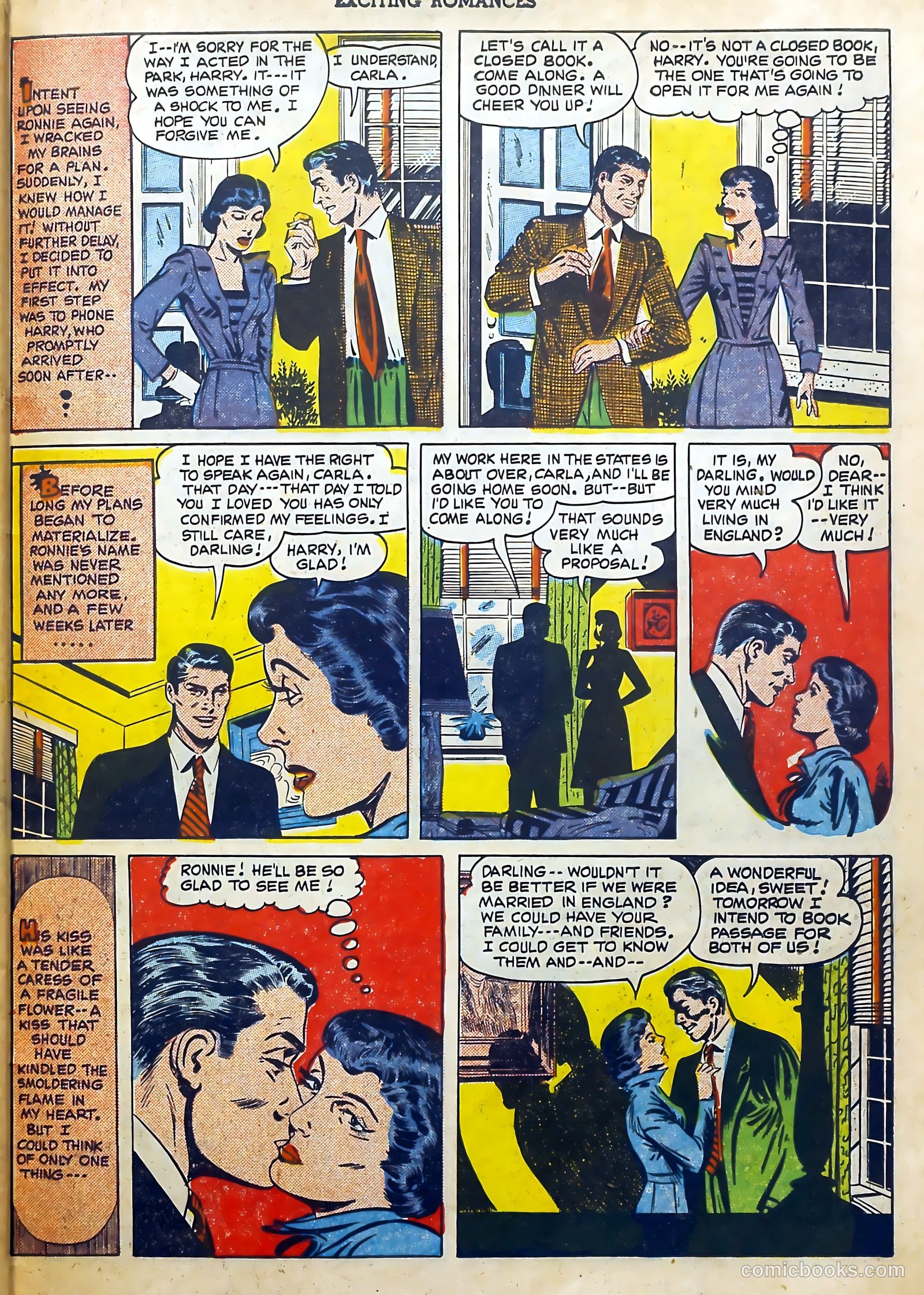 Exciting Romances #4 (1951) — page 31 of 36