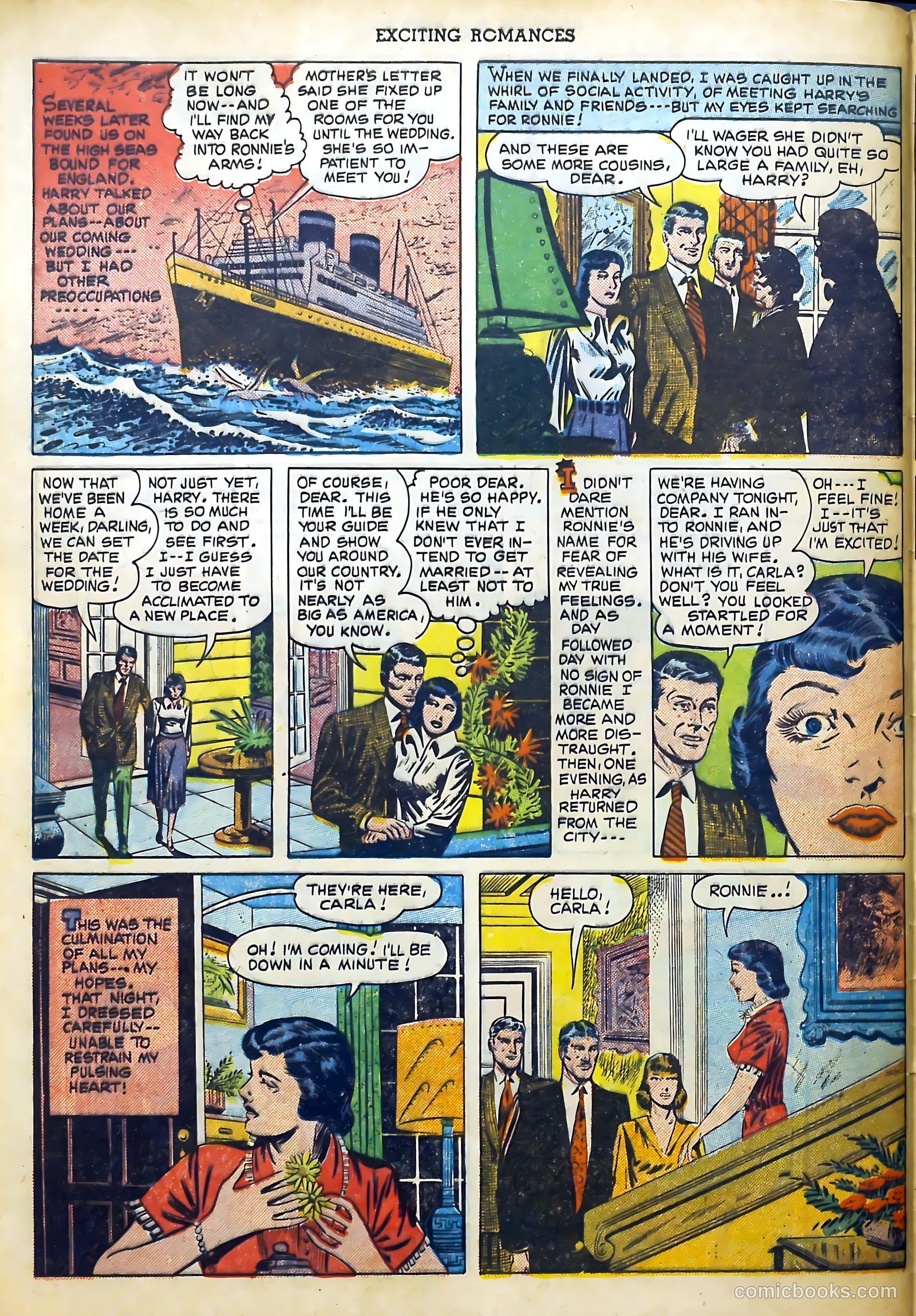 Exciting Romances #4 (1951) — page 32 of 36