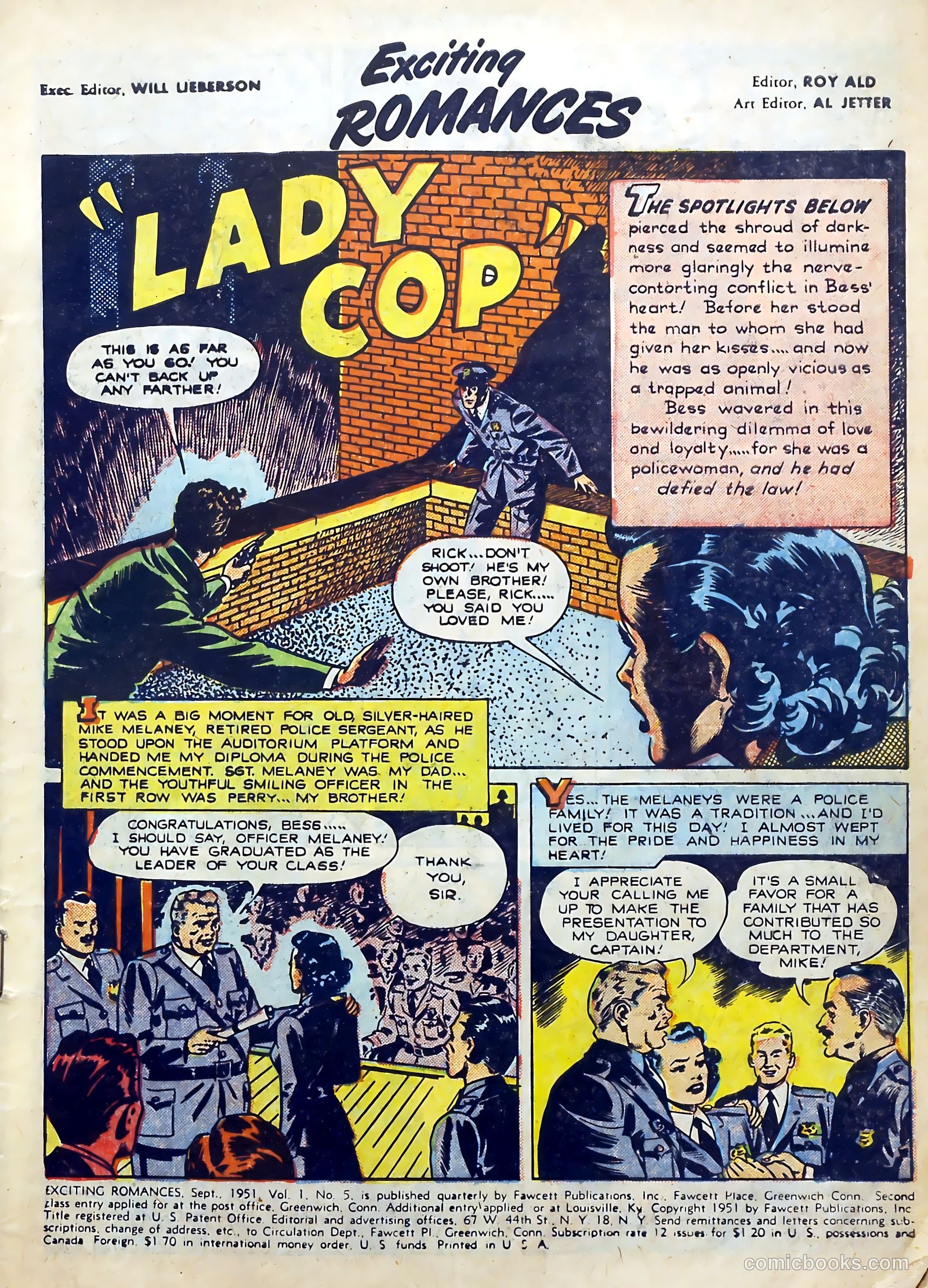 Exciting Romances #5 (1951) — page 3 of 36