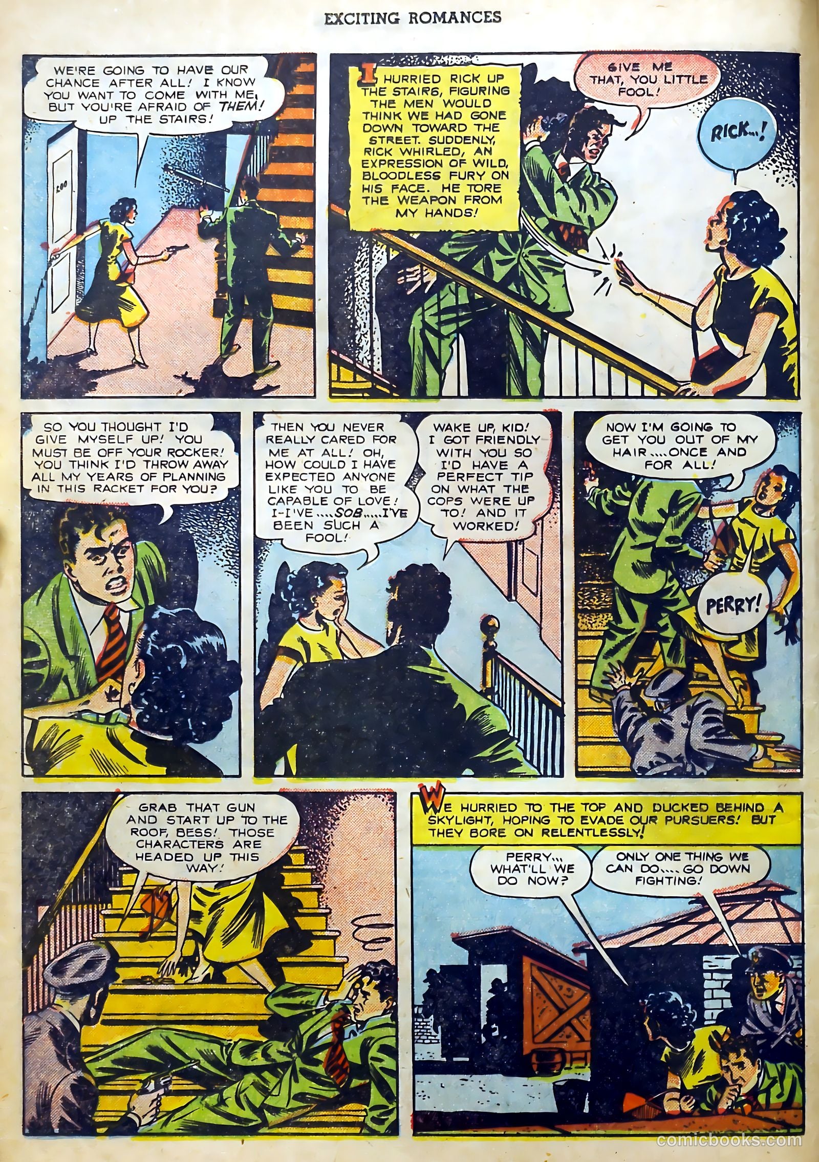 Exciting Romances #5 (1951) — page 12 of 36