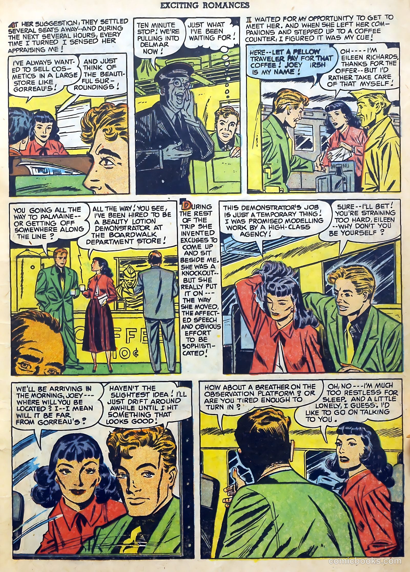 Exciting Romances #5 (1951) — page 15 of 36