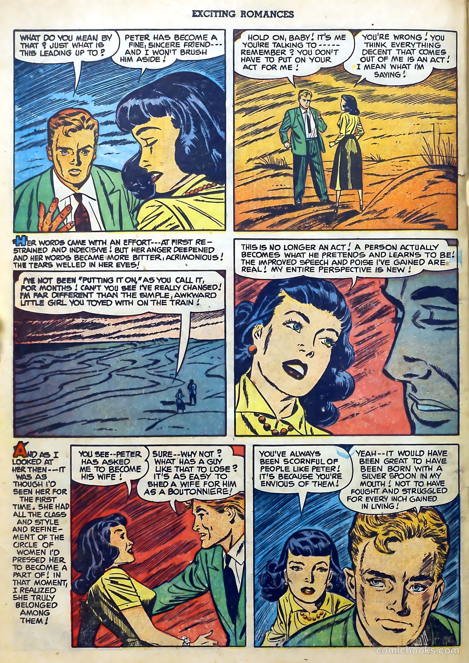 Exciting Romances #5 (1951) — page 22 of 36