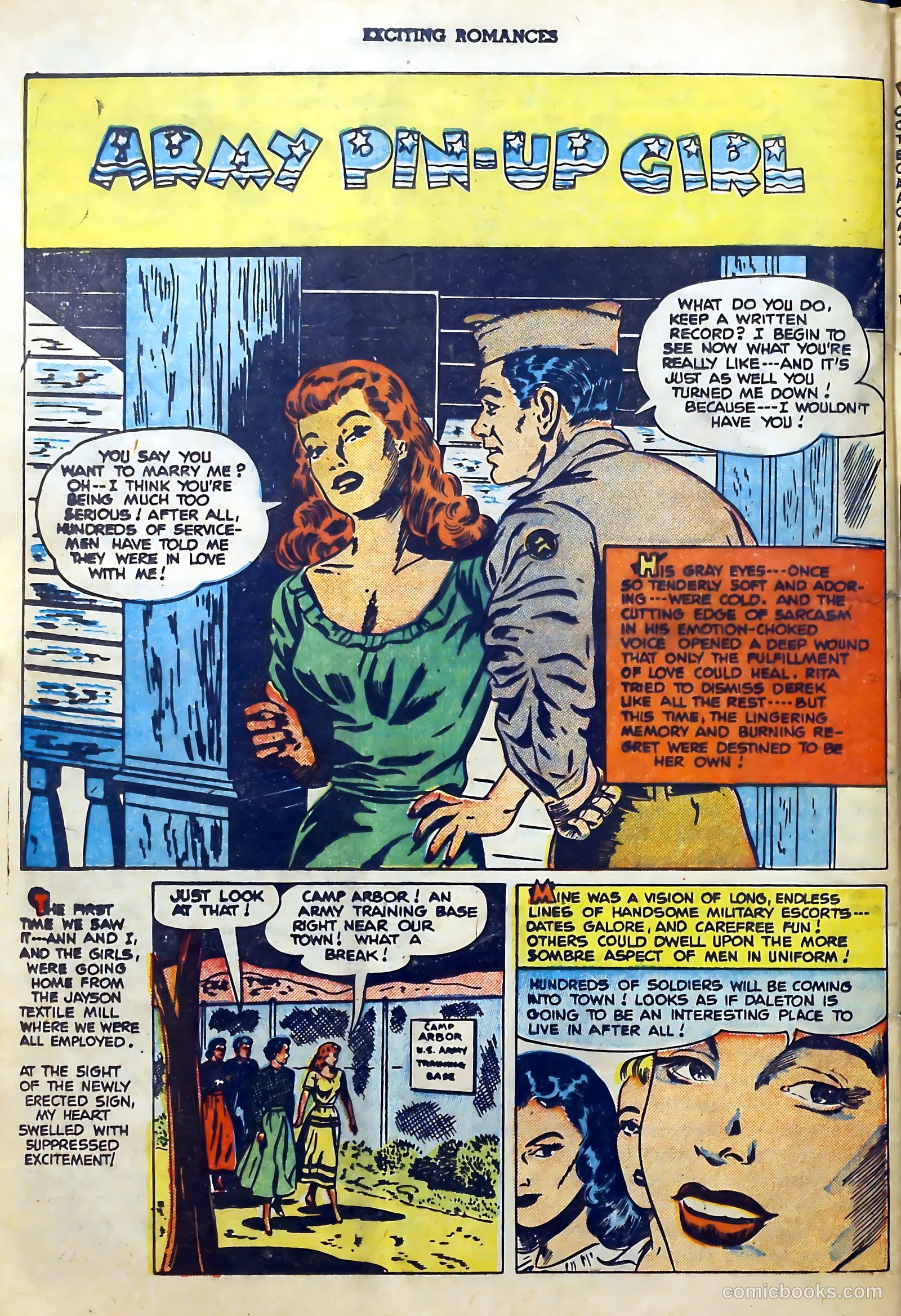 Exciting Romances #5 (1951) — page 26 of 36