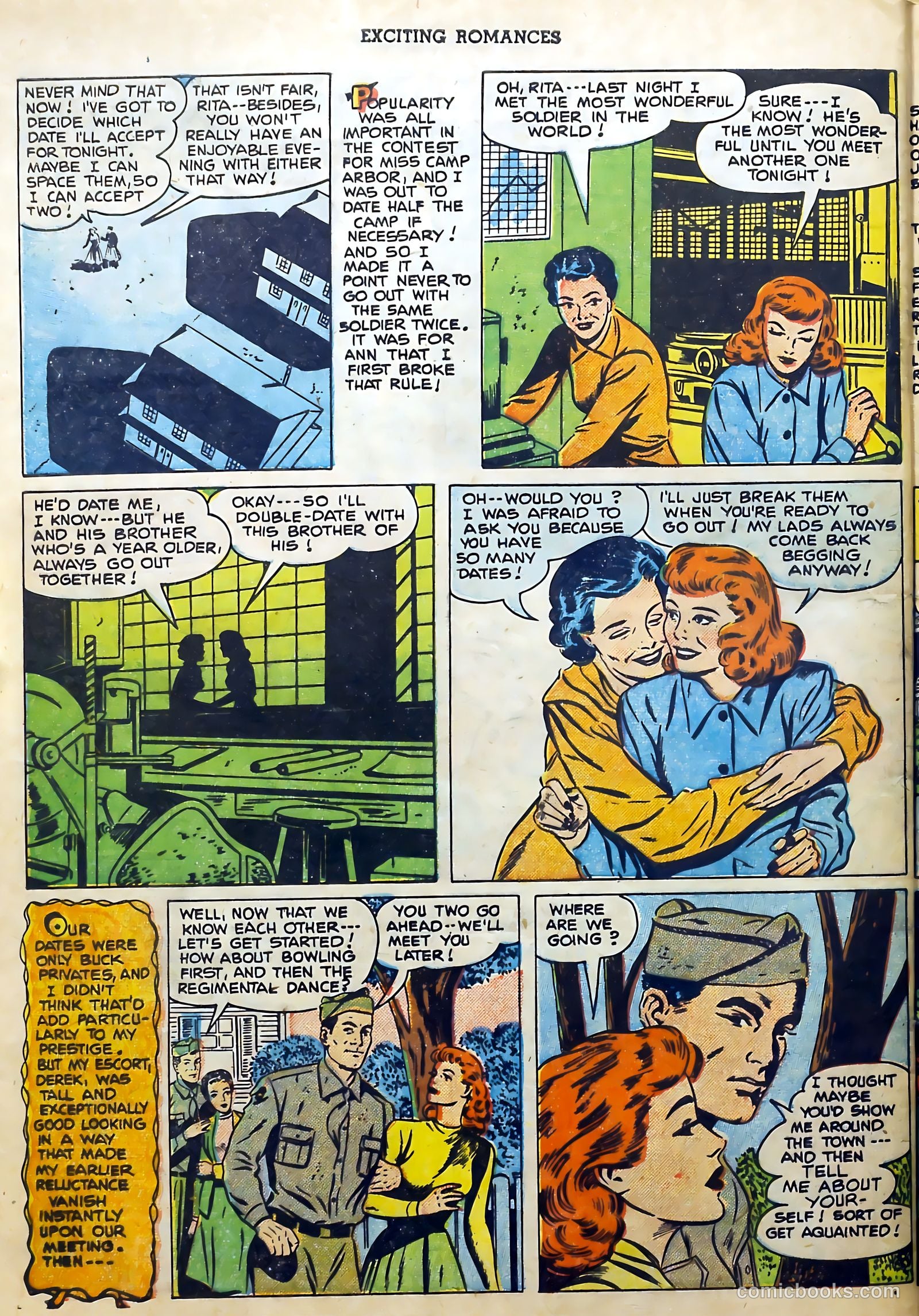 Exciting Romances #5 (1951) — page 28 of 36