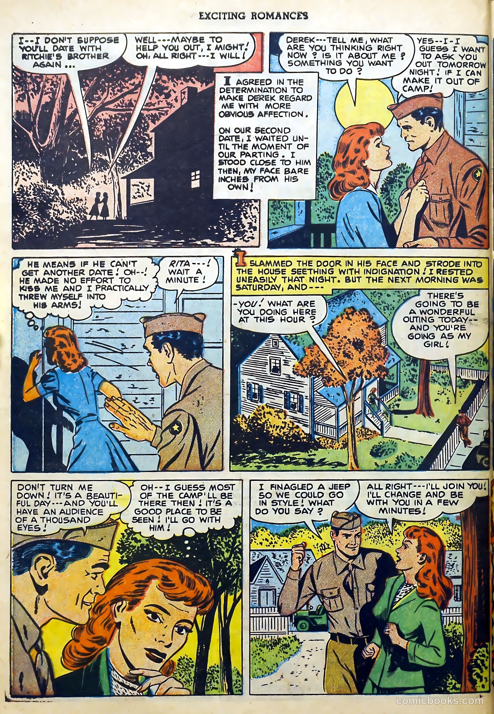 Exciting Romances #5 (1951) — page 30 of 36