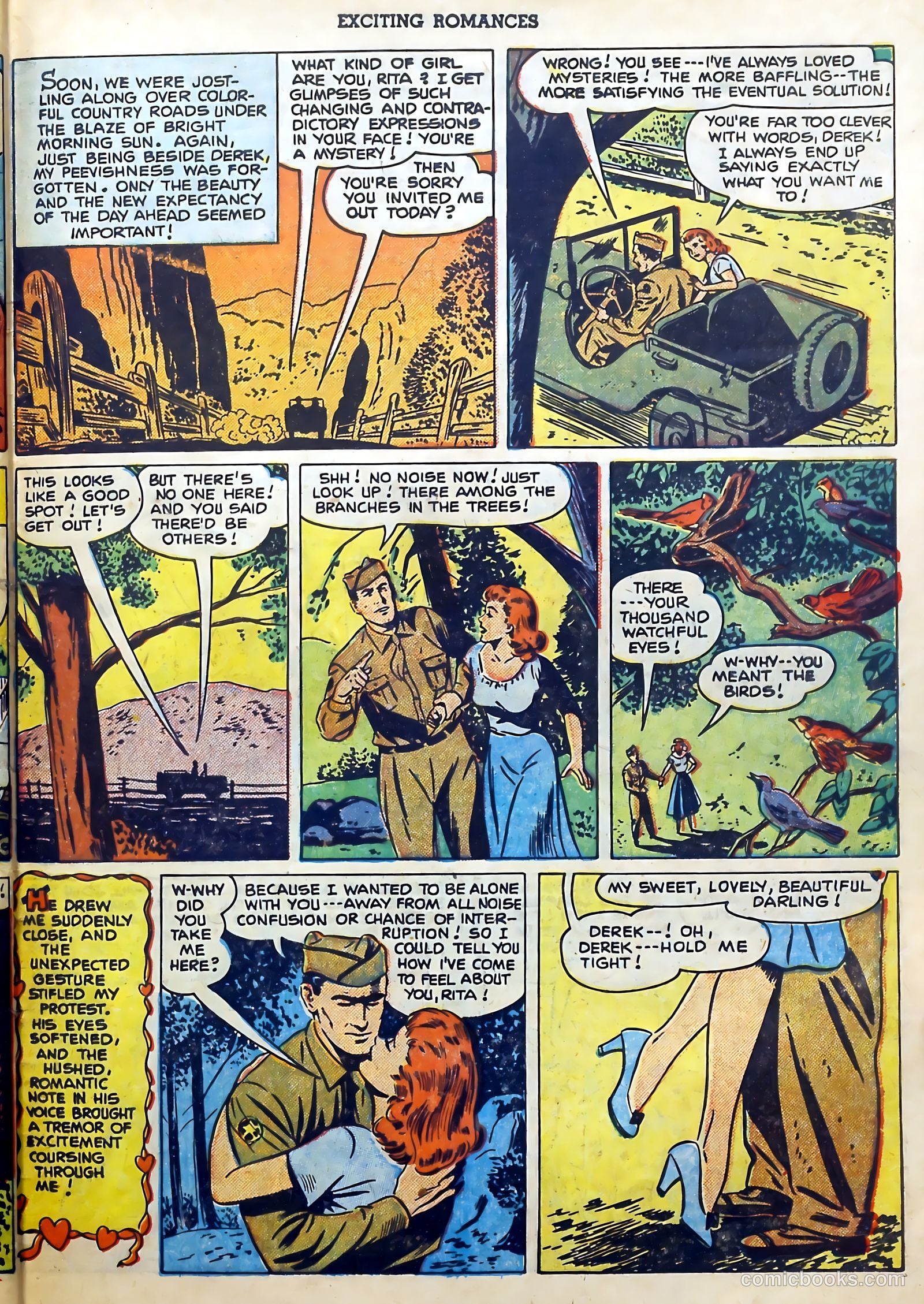 Exciting Romances #5 (1951) — page 31 of 36