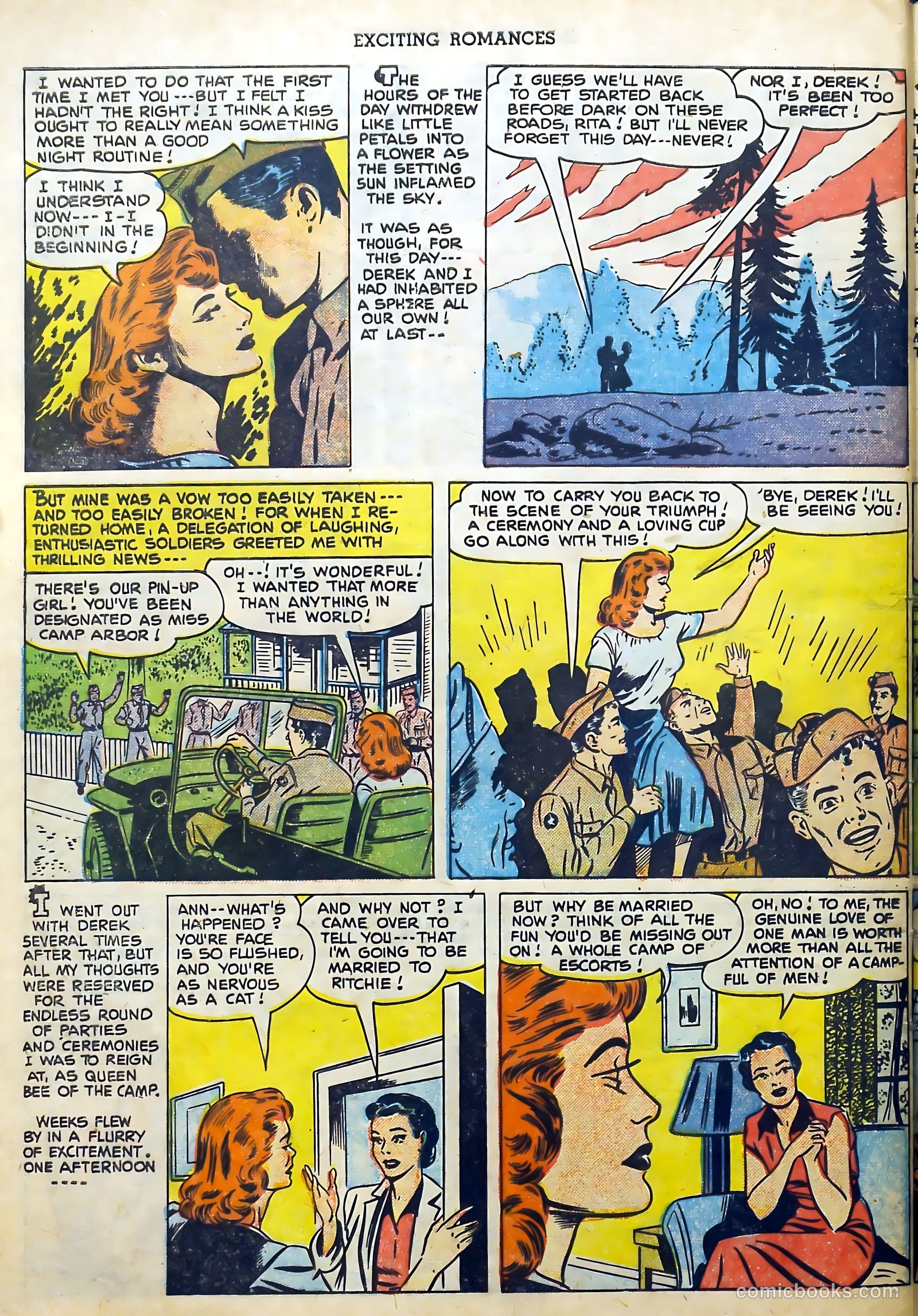 Exciting Romances #5 (1951) — page 32 of 36