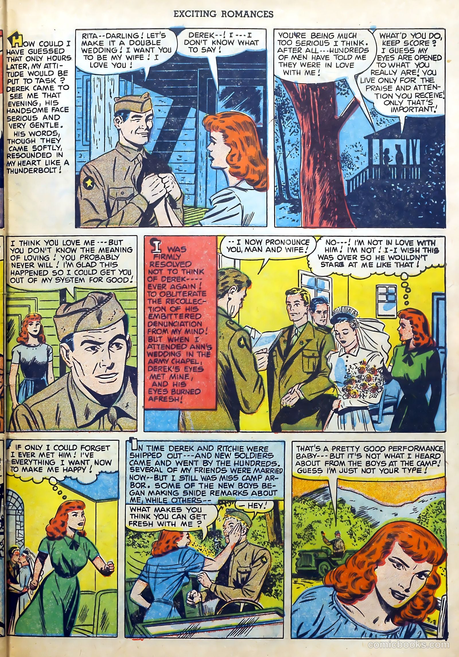 Exciting Romances #5 (1951) — page 33 of 36