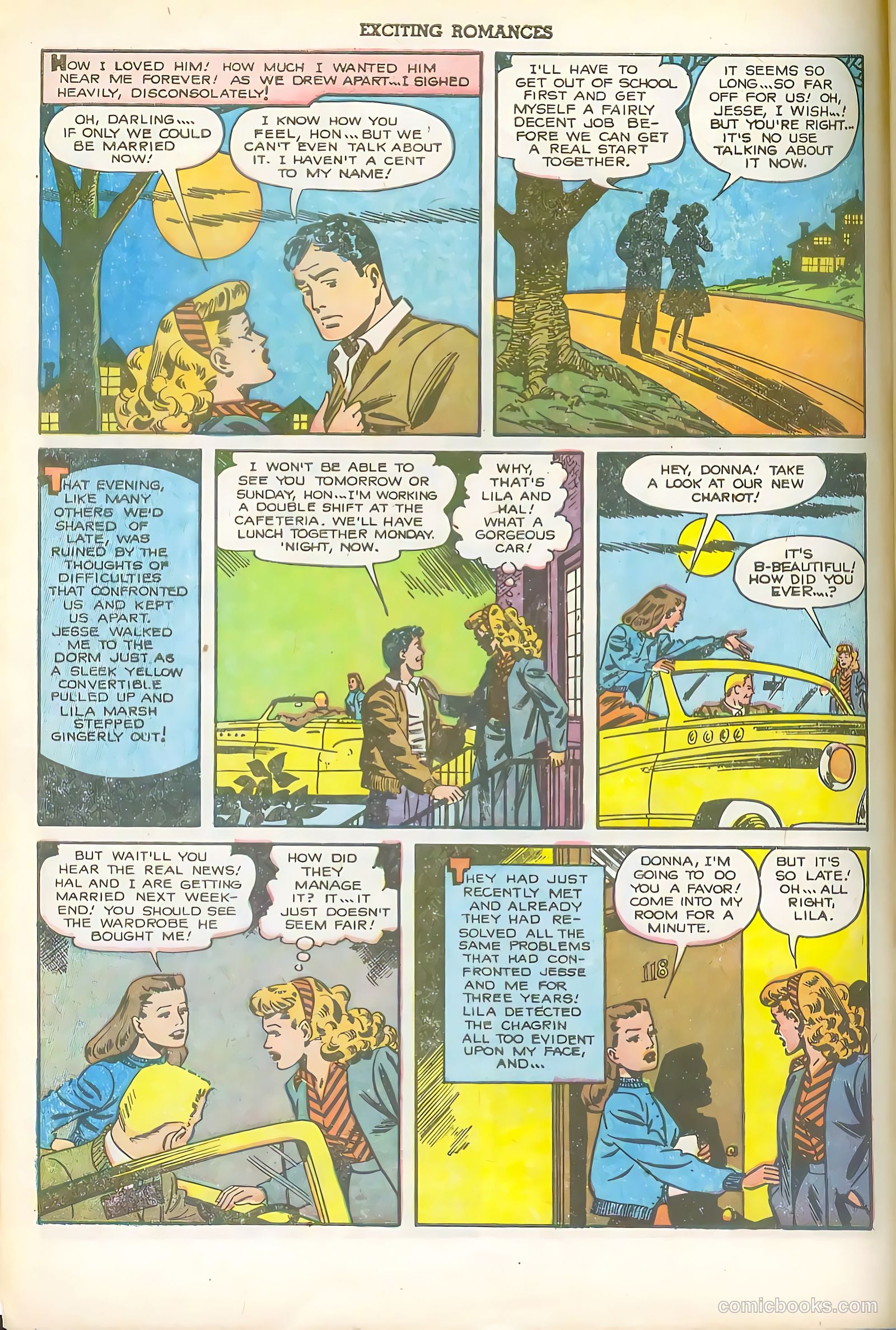 Exciting Romances #6 (1951) — page 6 of 36