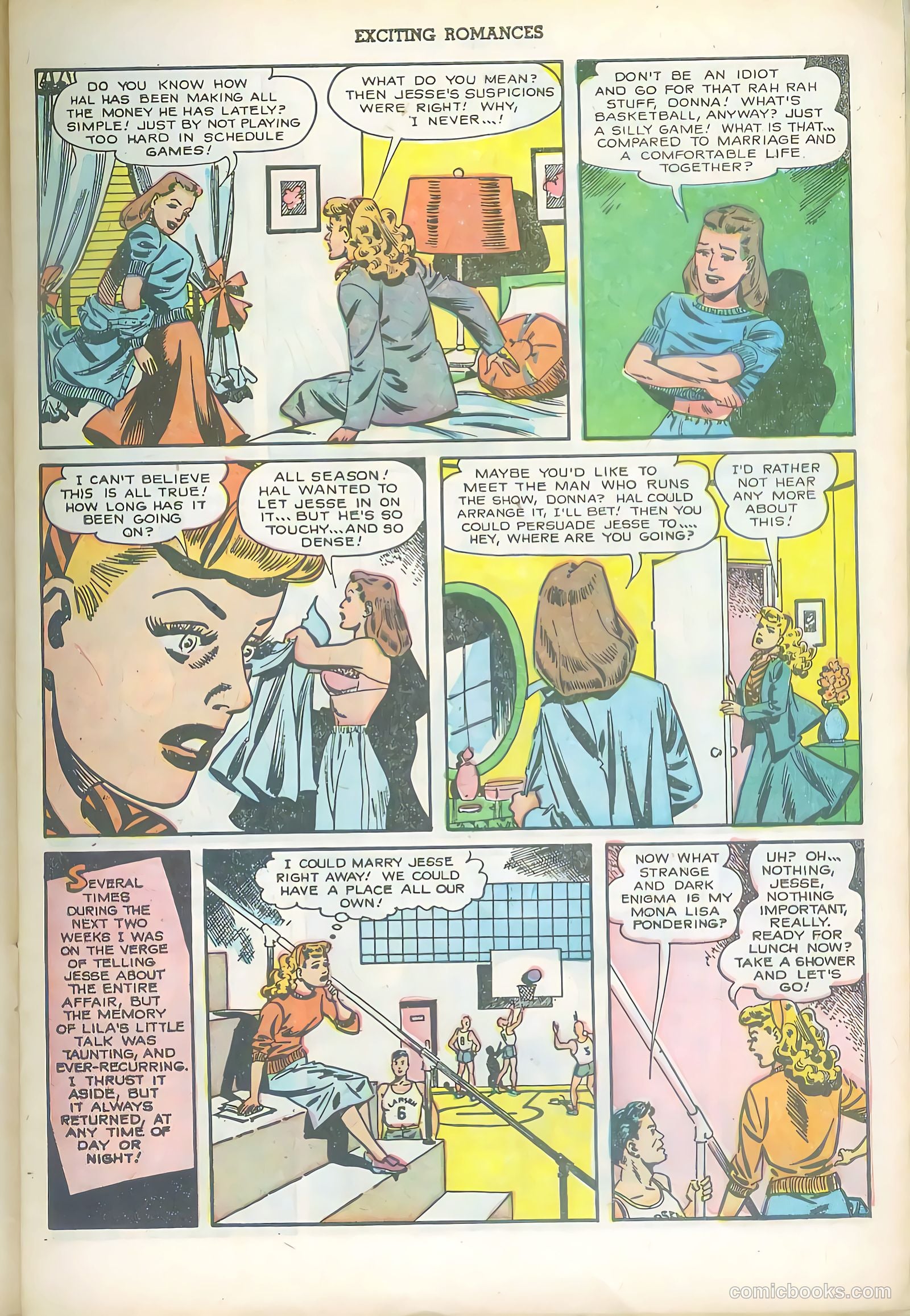Exciting Romances #6 (1951) — page 7 of 36