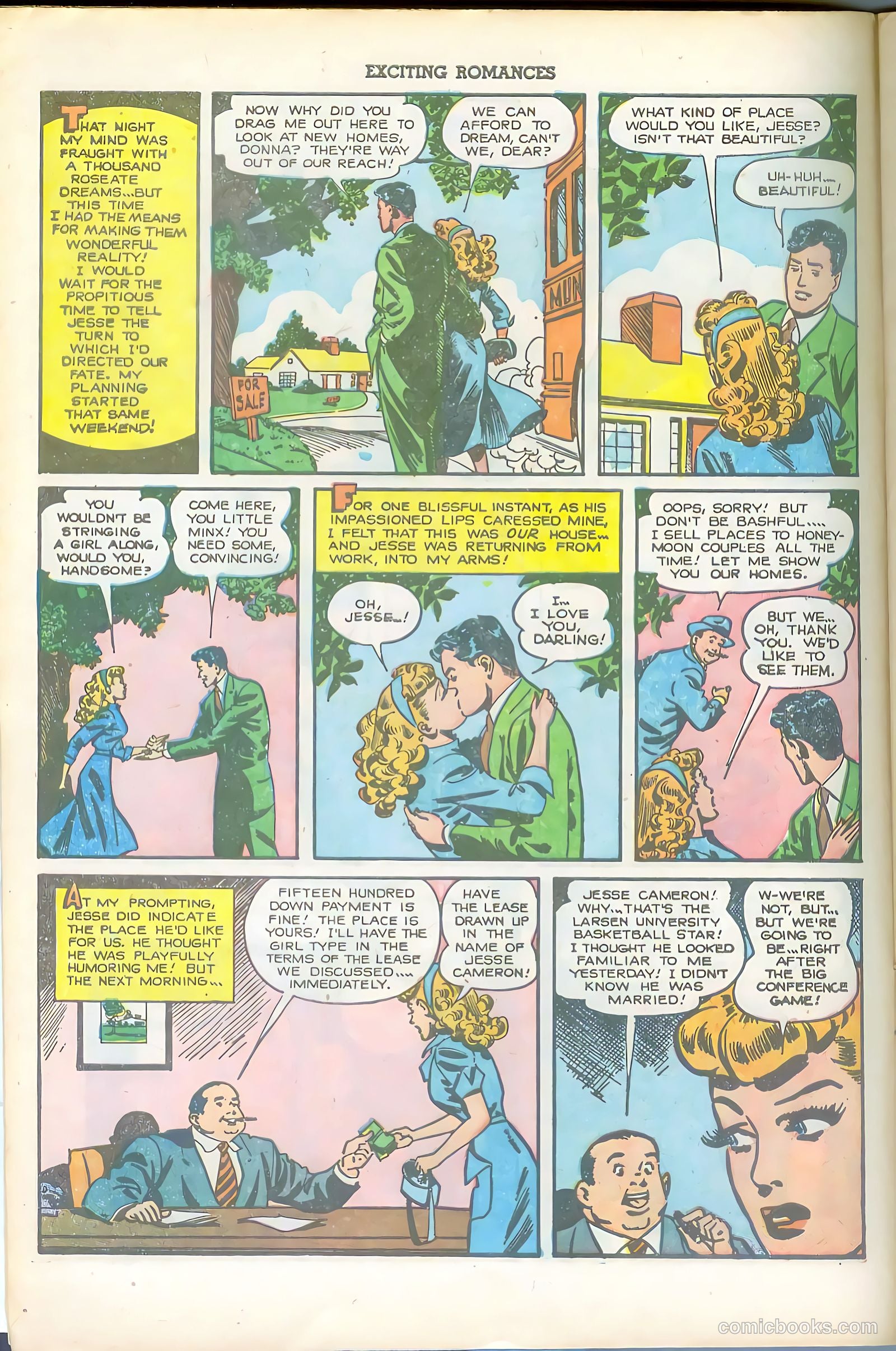 Exciting Romances #6 (1951) — page 10 of 36