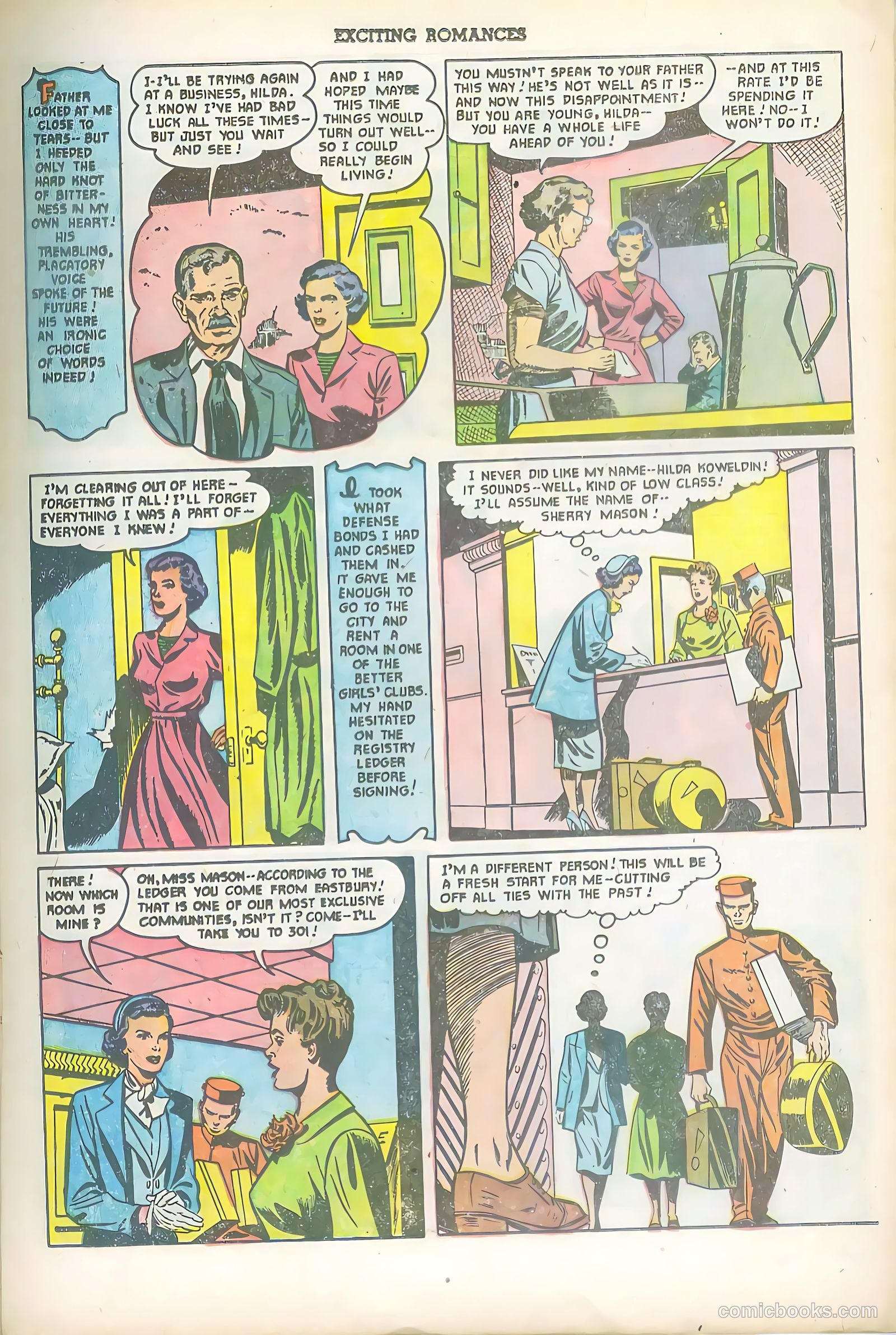 Exciting Romances #6 (1951) — page 15 of 36
