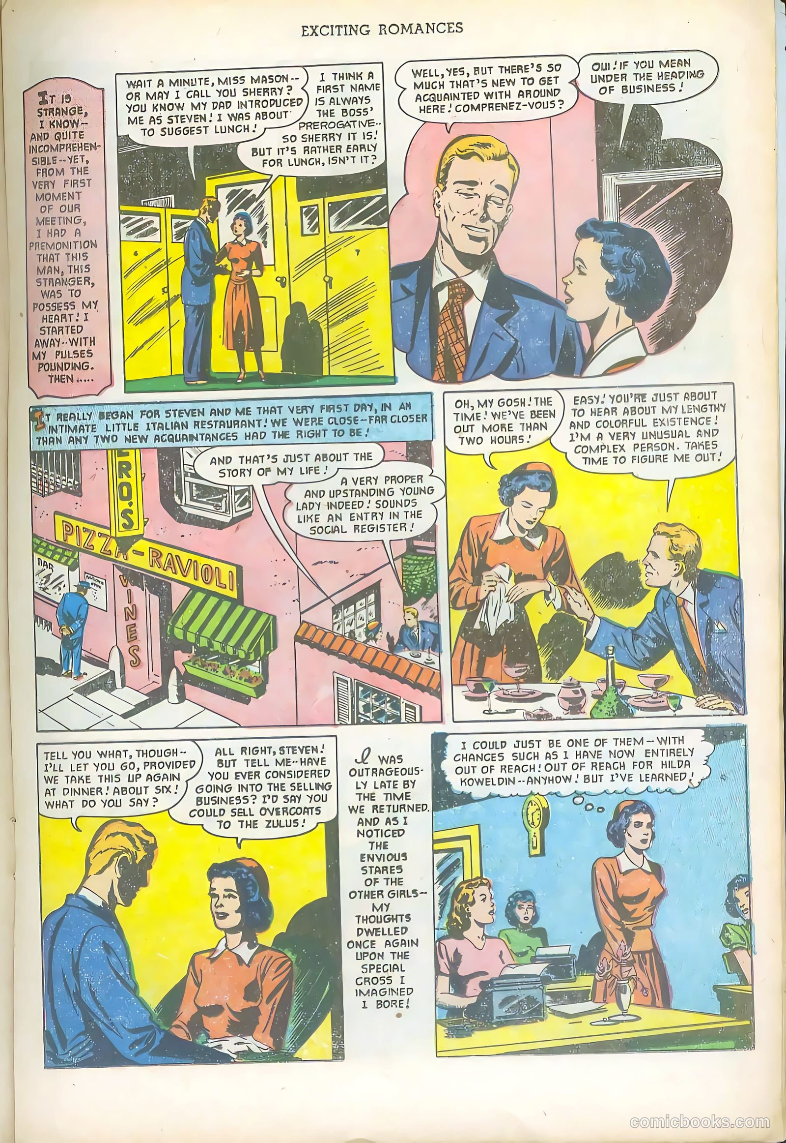Exciting Romances #6 (1951) — page 17 of 36
