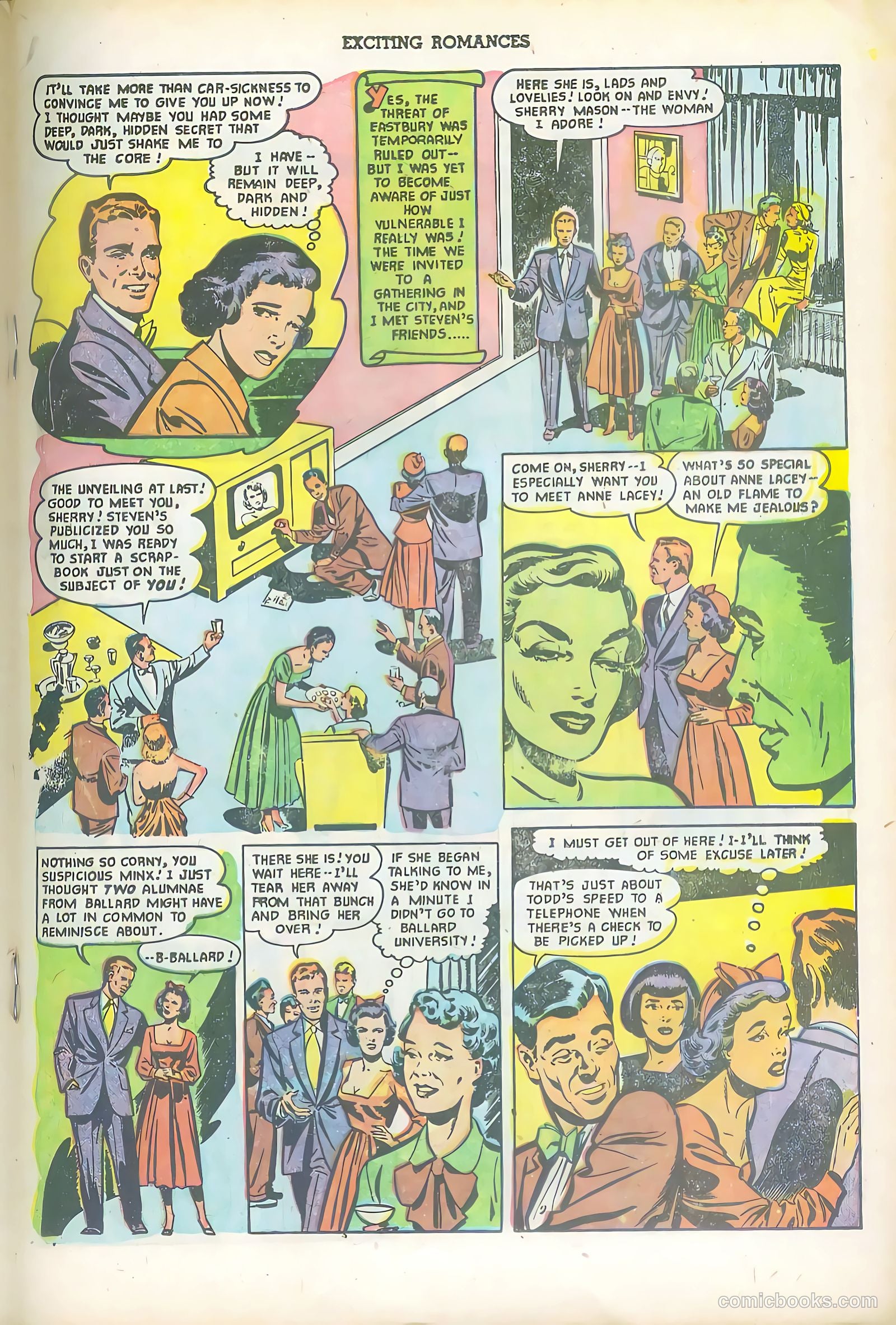 Exciting Romances #6 (1951) — page 19 of 36