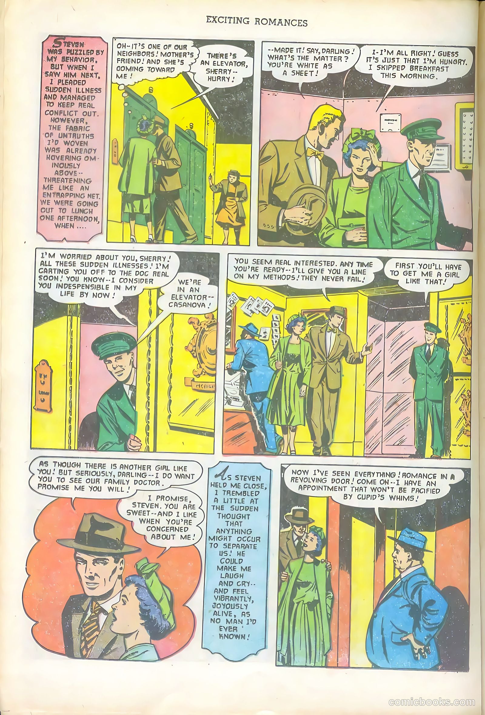 Exciting Romances #6 (1951) — page 20 of 36