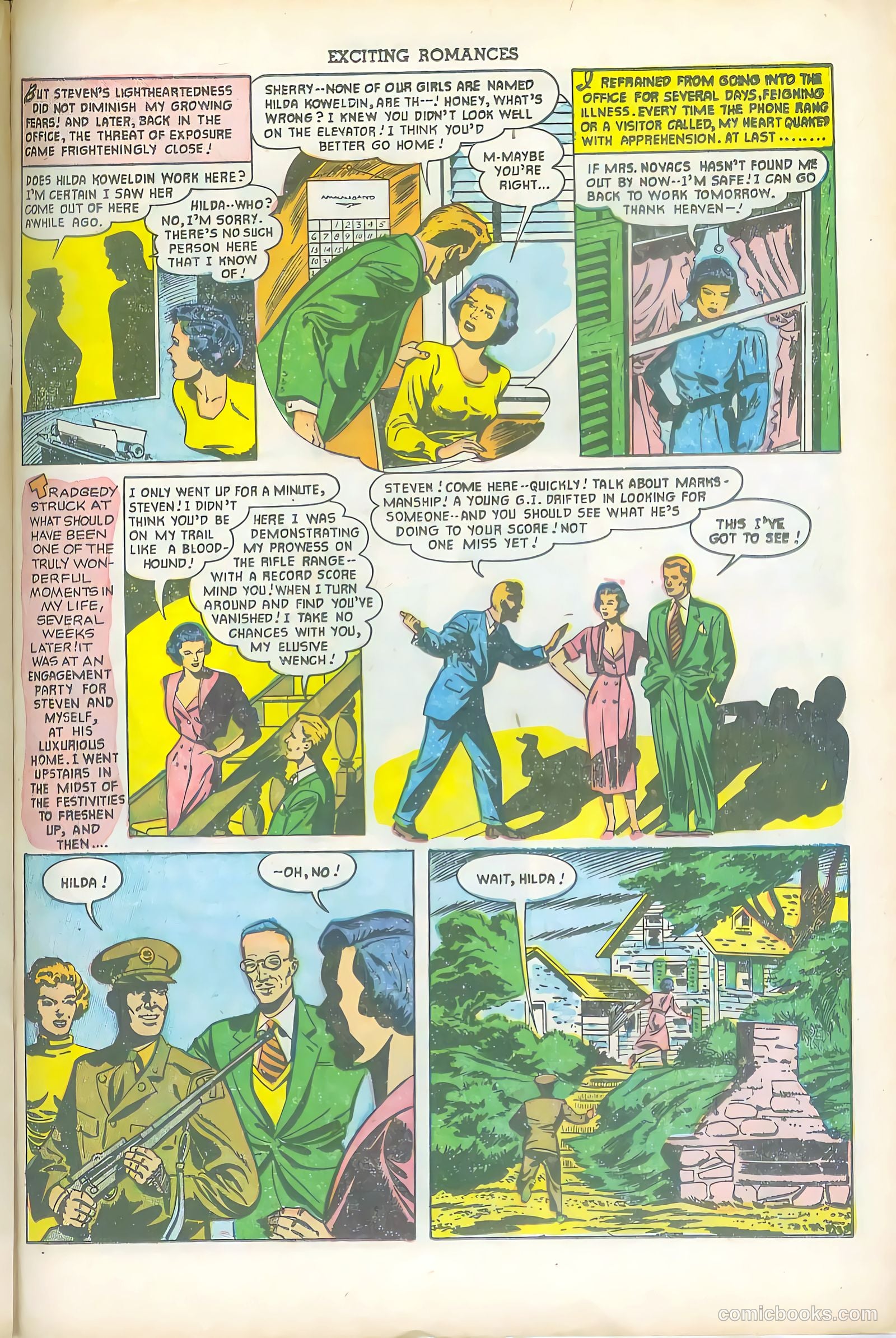 Exciting Romances #6 (1951) — page 21 of 36